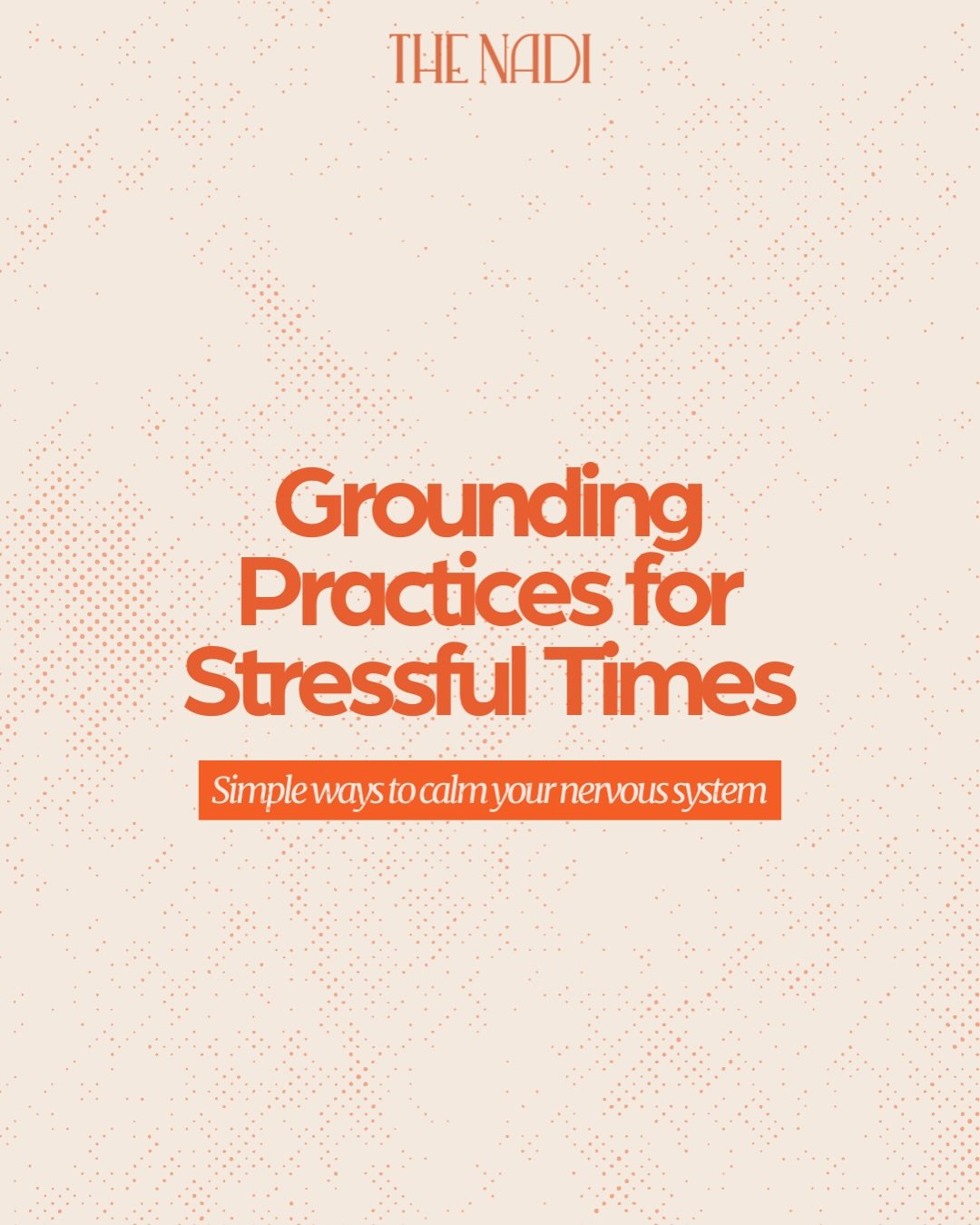 We hope everyone is staying safe during this time. With the uncertainty in Dubai at the moment.

We&rsquo;ve put together a gentle guide with a few simple things you can do - and foods that can help nourish you - to support your mind and bring a litt