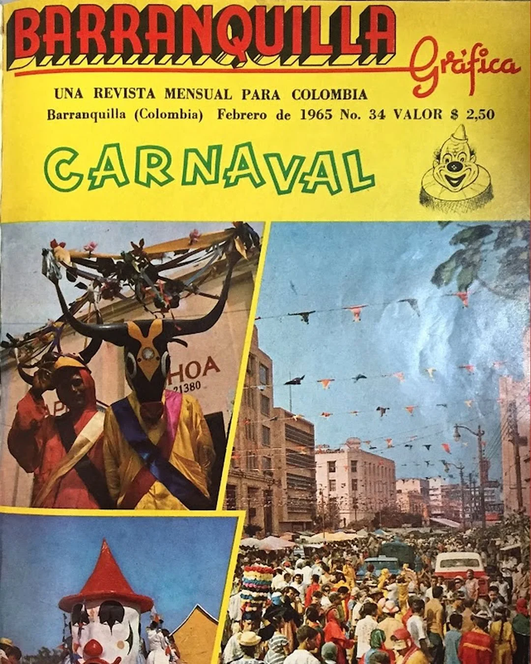 La revista Barranquilla Gr&aacute;fica circul&oacute; durante la d&eacute;cada de los sesenta y dedicaba una de sus ediciones mensuales a las fiestas del Carnaval. En sus p&aacute;ginas aparec&iacute;an comparsas, desfiles, disfraces y reuniones soci