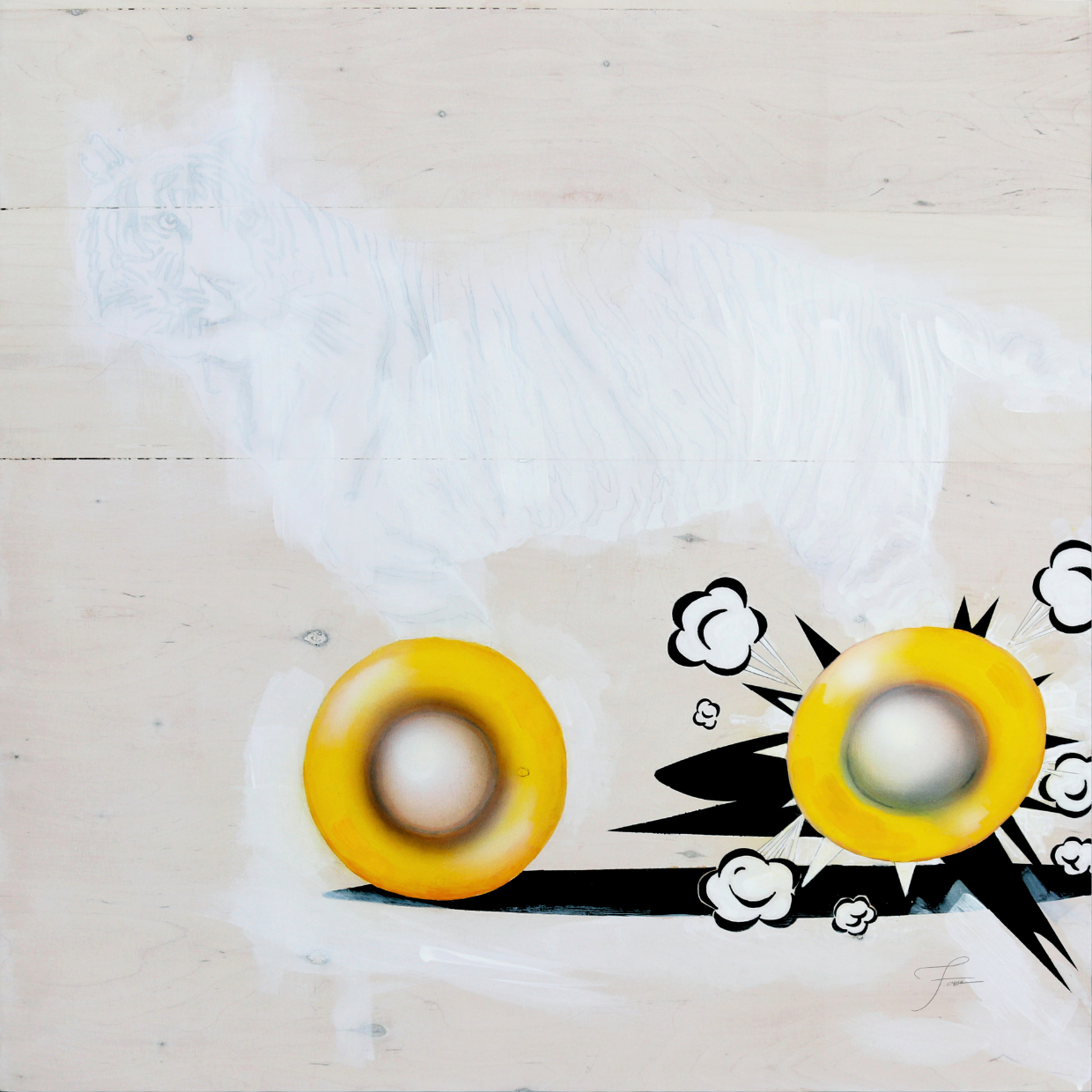 'And then the wheels came off' (Sunda Tiger)