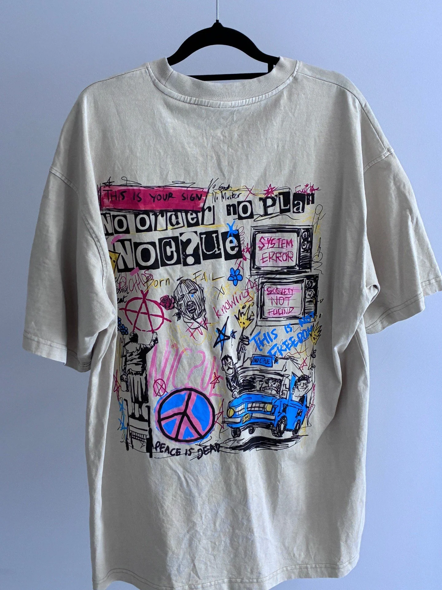 No Order, No Plan Over-sized shirt