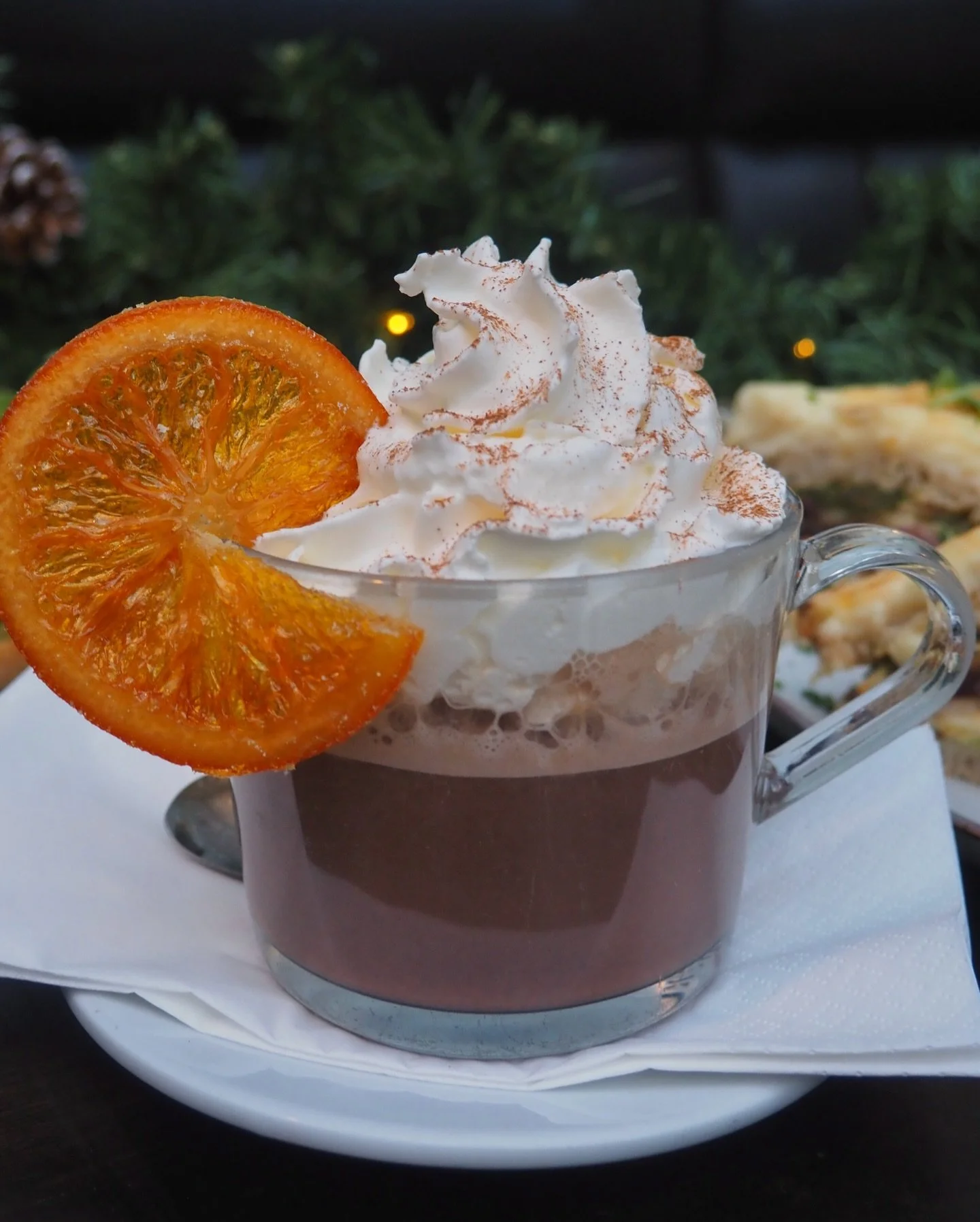 Spiced orange hot chocolate has returned over in merchant city 🍊☕️

Available for a limited time - so don&rsquo;t miss it! ✨