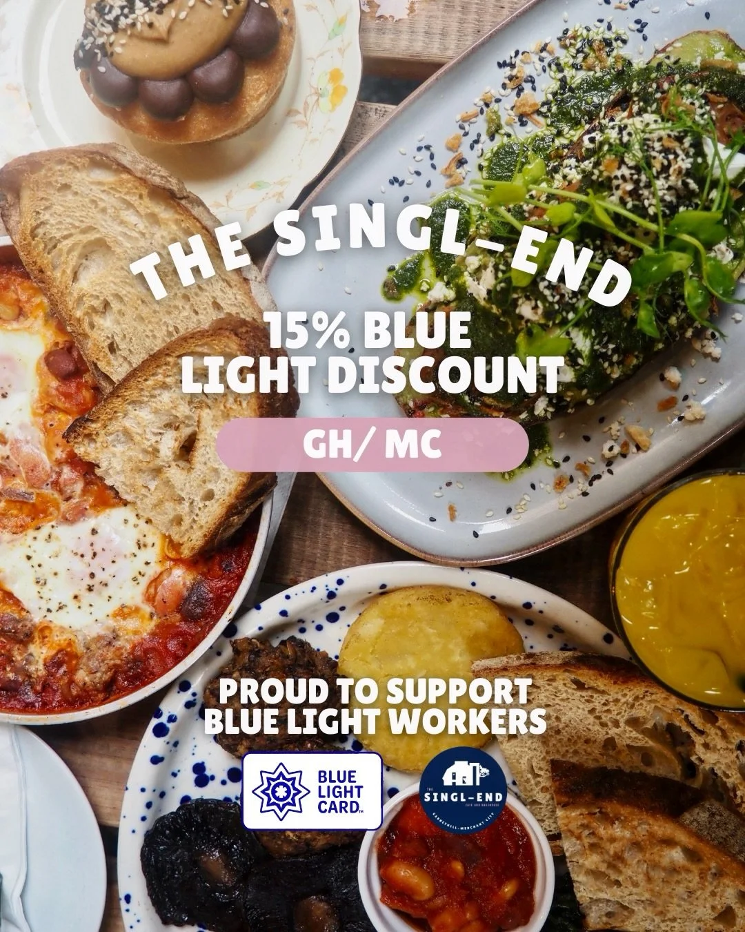 📣 CALLING ALL BLUE LIGHT CARD HOLDERS 📣

Just a quick PSA.. brunch with us and receive a 15% discount across our full menu. Midweek breakfast never been so delicious 👀☕️ (swipe for the full T&amp;Cs) 

Merchant City: available Tuesday- Thursday 
G