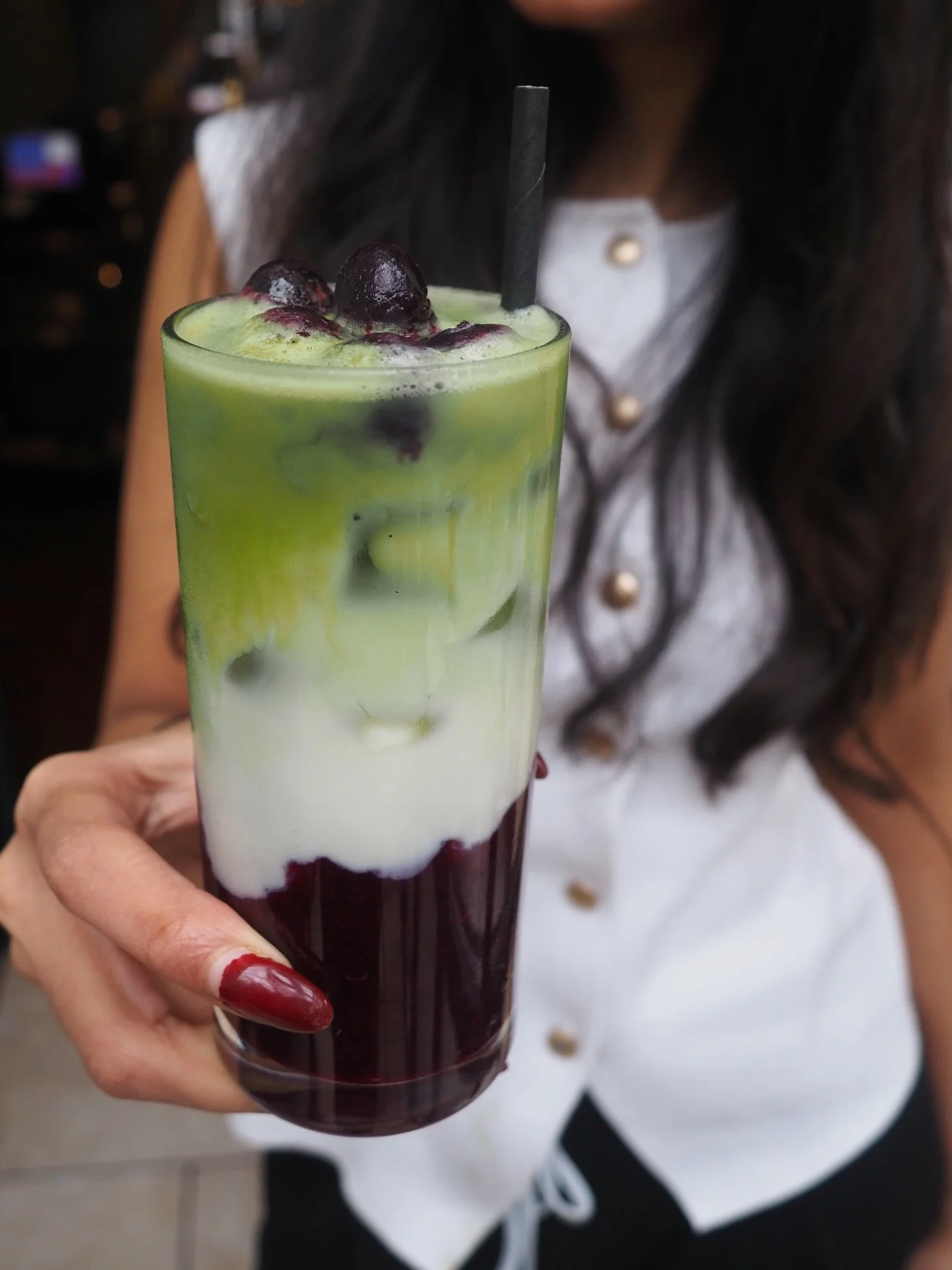 WEATHER FORECAST: LOOKIN ICED 🧊🌤️

&bull; blueberry iced matcha 🫐 
&bull; pistachio iced latte 

📍Merchant City - Sit in or take-away