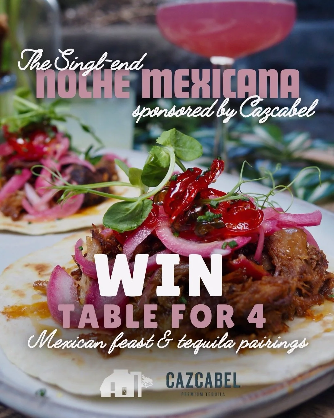 HOLY GUACAMOLE! 🥑 🍸

..We&rsquo;re giving you and three of your besties the chance to win a spot at our Noche Mexicana Supper Club at Garnethill, Saturday 23rd May at 7pm! 🌮✨

We&rsquo;re talkin three course Mexican feast, with pairings from @cazc