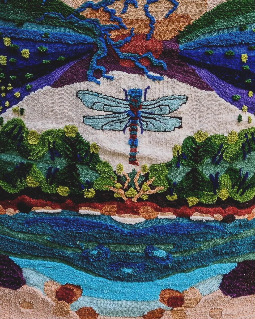 tako lepo mi je, da &scaron;e enkrat delim zgodbo te preproge, ki je zaenkrat sicer rezervirana in je že dobila svoj dom 💙

letos poleti sem se naučila, da se po francosko kačjemu pastirju reče libellule 🧚🏻&zwj;♀️

this animal always shows up for 