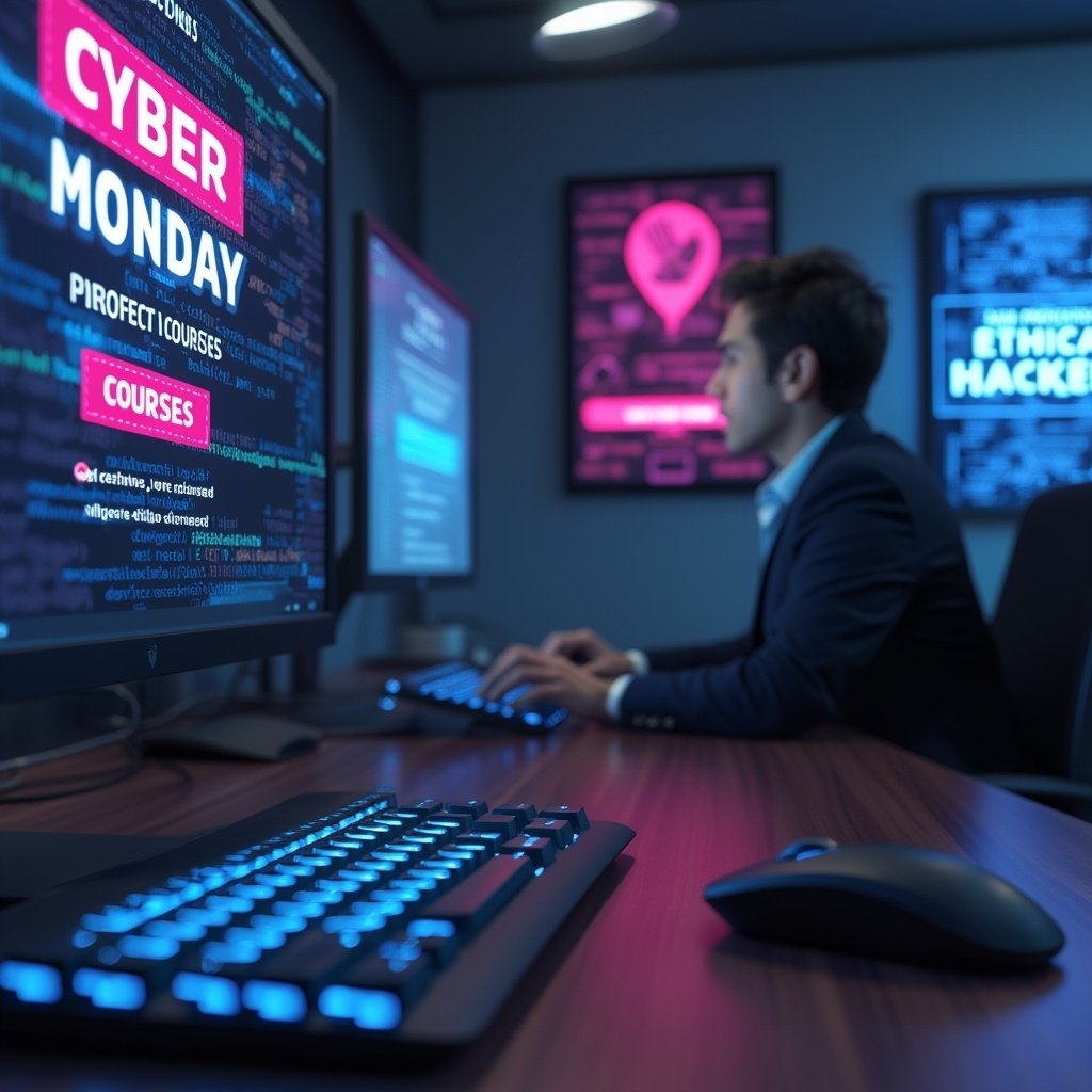 Unlock your potential this Cyber Monday with top-tier cybersecurity training! 🎉

In today's digital landscape, effective cybersecurity is crucial. This Cyber Monday, the Ethical Hackers Academy offers an unbeatable opportunity. Their Diamond Members