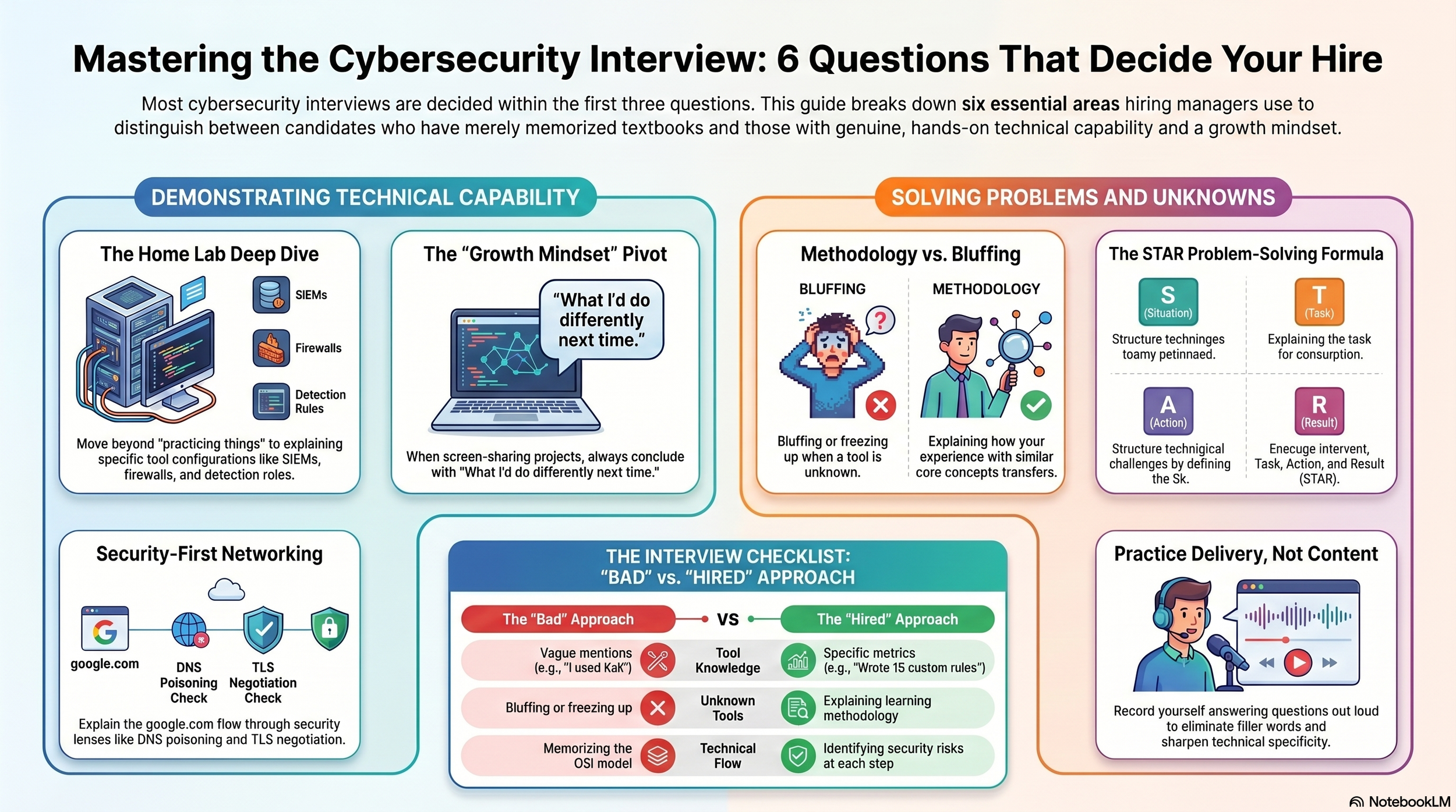 Mastering the Cybersecurity Interview: The Five Decisive Questions