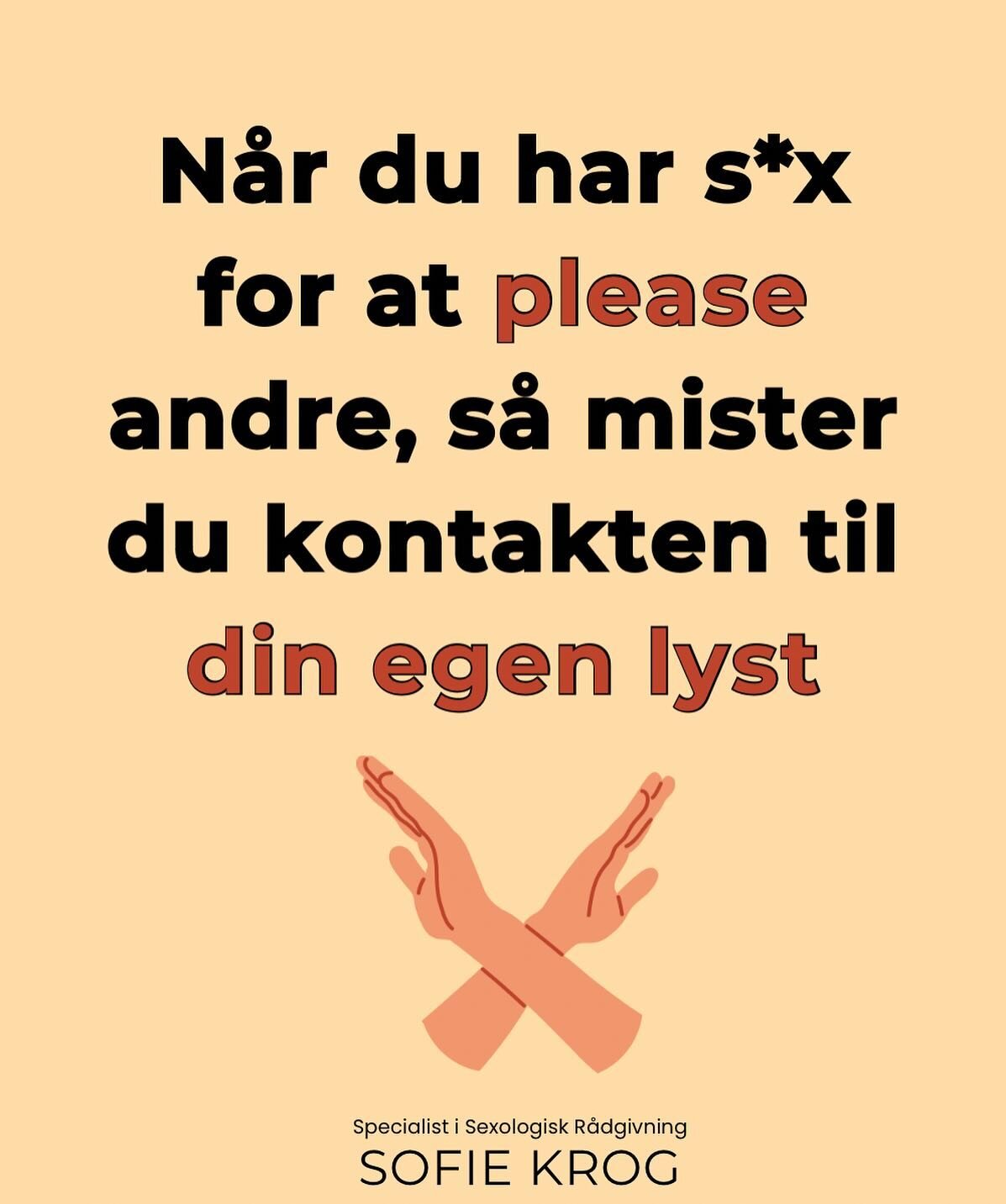 N&aring;r man ofte har s*x uden at have lyst, kan det resultere i, at lysten gradvist forsvinder 🤚

Kroppen reagerer simpelthen ved at lukke ned - selv n&aring;r man har sagt ja, opfatter kroppen kun, at den bliver udsat for noget, den ikke har lyst