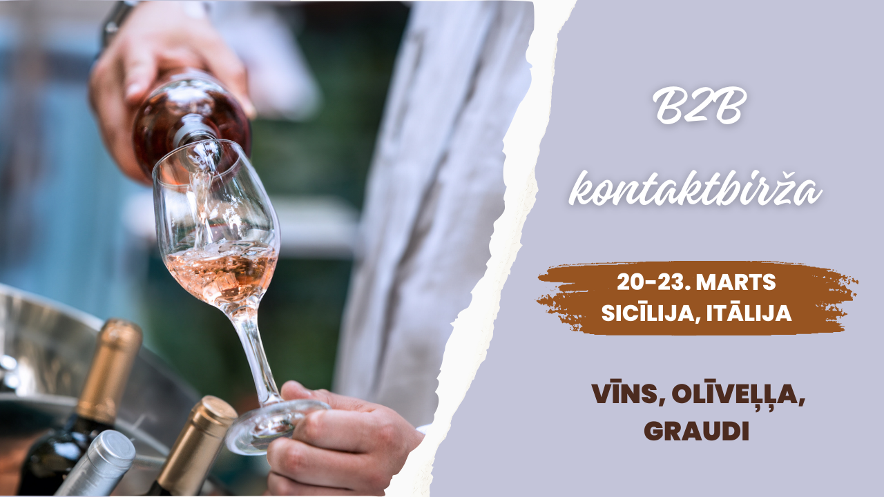 Piesakies - vīna, olīveļļas un graudaugu iepircēju tirdzniecības misija uz Sicīliju