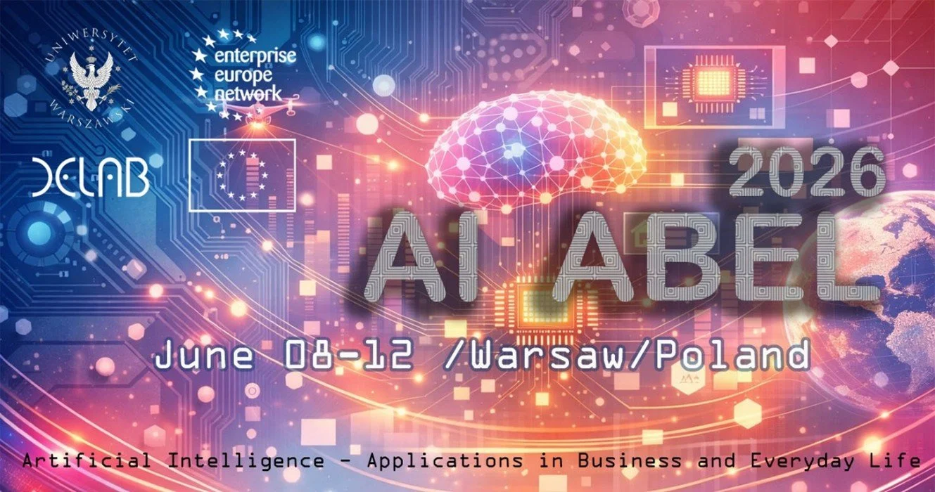 Piesakies tiešsaistes B2B pasākumam AI ABEL 2026 par mākslīgā intelekta pielietojumu biznesā un ikdienā!