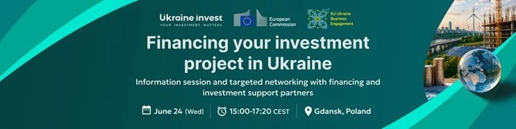 Aicinājums uzņēmumiem Ukraine Recovery Conference ietvaros piedalīties pasākumā par investīciju projektu finansēšanu Ukrainā 
