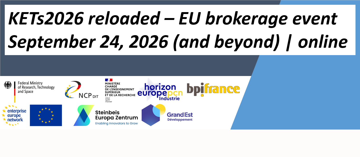 Tiešsaistes kontaktbirža "KETs2026 reloaded" Vācijā