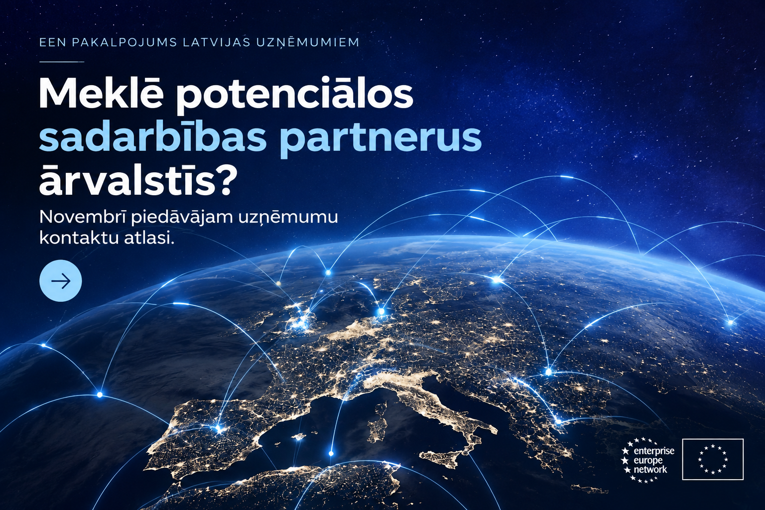 Meklē potenciālos sadarbības partnerus ārvalstīs? Novembrī izmanto iespēju iegūt uzņēmumu kontaktinformāciju!