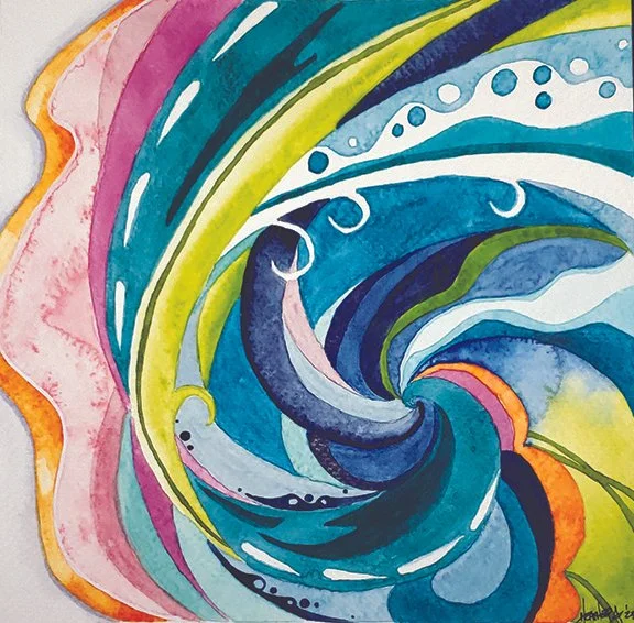 "Ocean Dreams" 8.5' x 8' wall mural, NL Mental Health & Addictions Centre