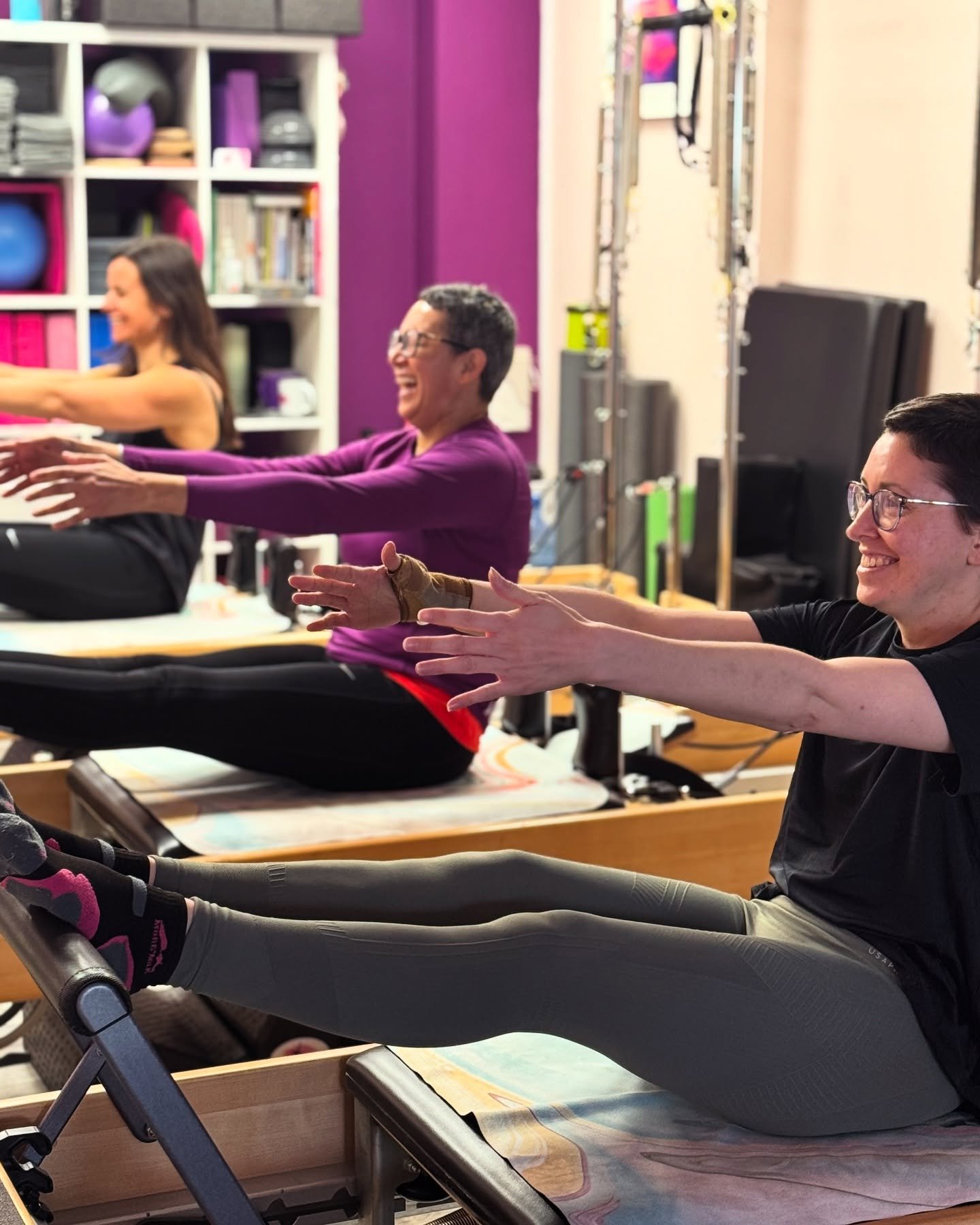 NEW CLASS AVAILABLE thanks to @abcjersey !!! 
  When I found out @tlcpilatesjsy had just qualified as a pink ribbon 🎀 Pilates instructor like myself I had to ask if Tania would do an @abcjersey class. Good news, Tania said YES!!!! These classes are 