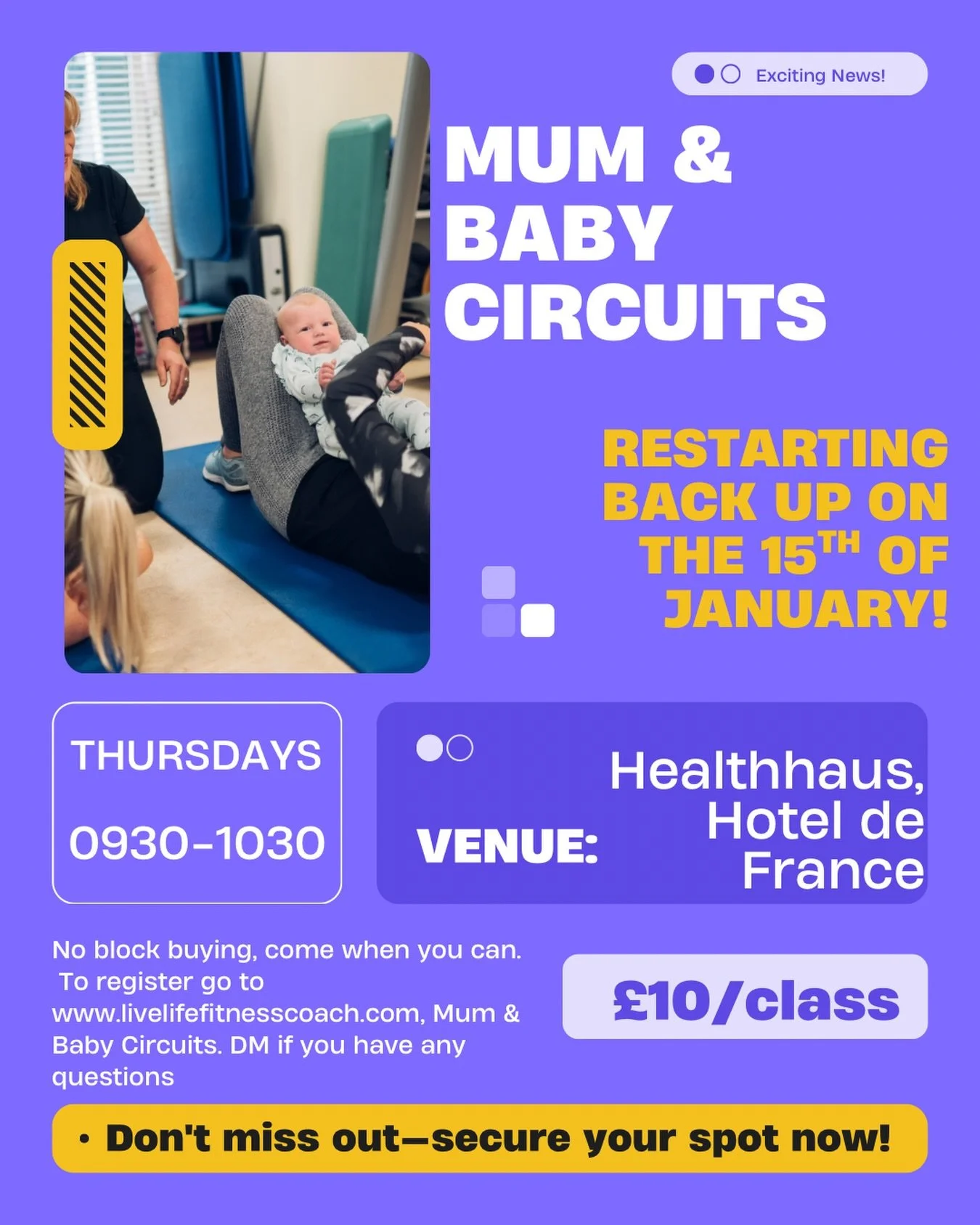 These classes are BACK!