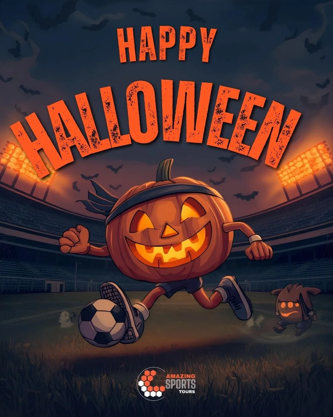 Happy Halloween! 🎃 Whether you're out trick-or-treating, scoring goals under the moonlight, or just channeling your inner ghostly striker, I hope your night is full of fun, frights, and footballs flying through the air. ⚽👻

Got any spooky plans or 
