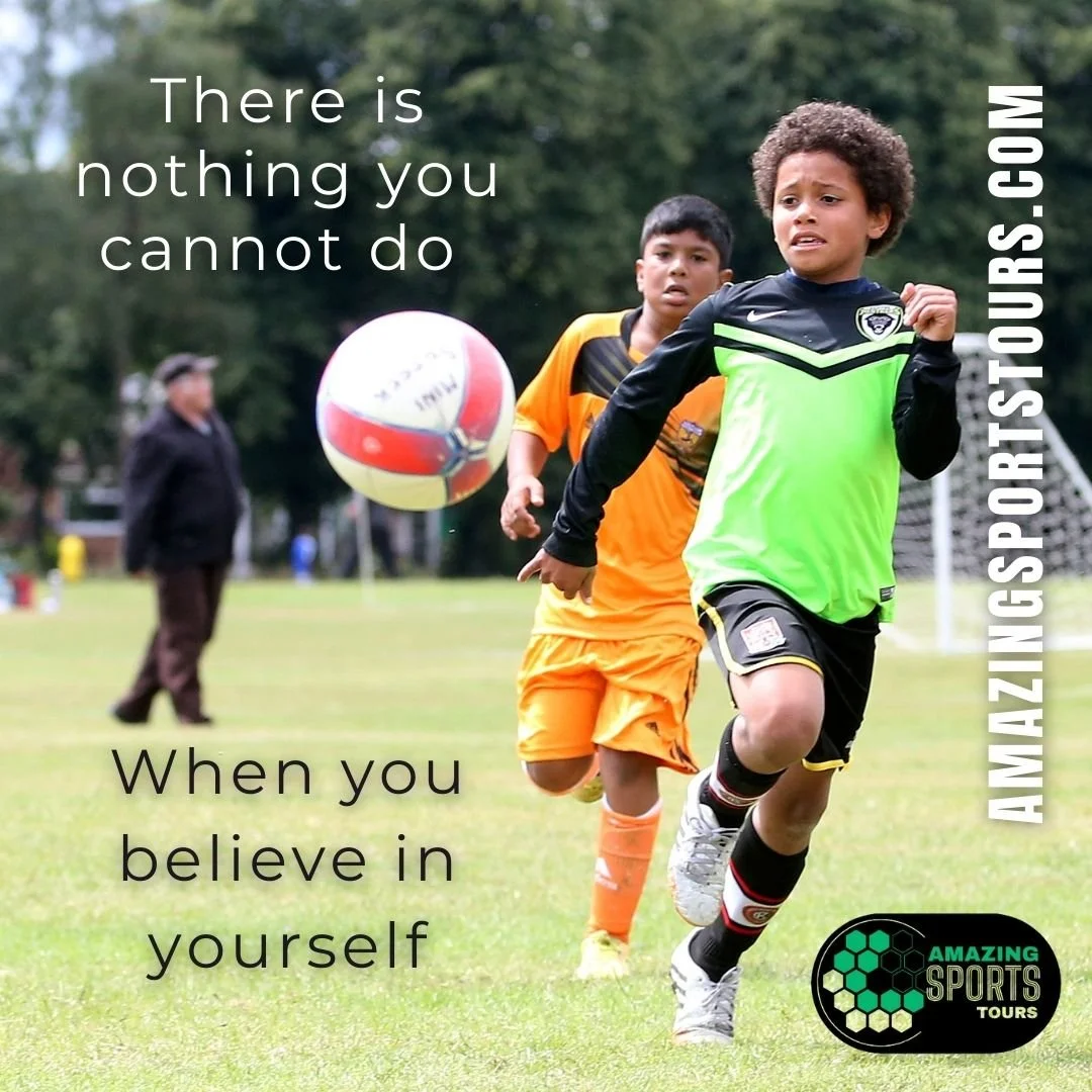 Every sprint, every tackle, every moment you get back up proves one thing: there is nothing you cannot do when you believe in yourself.

In youth football, you discover your heart ❤️⚽

#amazingsportstours #youareamazing #wednesdaymotivation