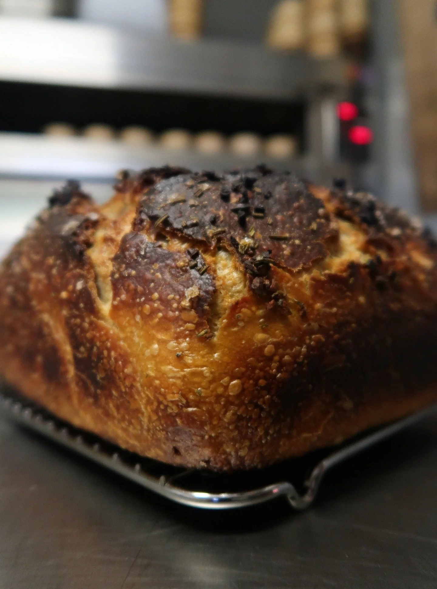 Bits and Bobs.

1 &amp; 2. FOCCACIA!
3 &amp; 4. Tarte Tatin
5. Kohlrabi, Walnut and Pickled Wild Garlic
6 &amp; 7. Beef Brisket, Cauliflower and Quince
8. Bread