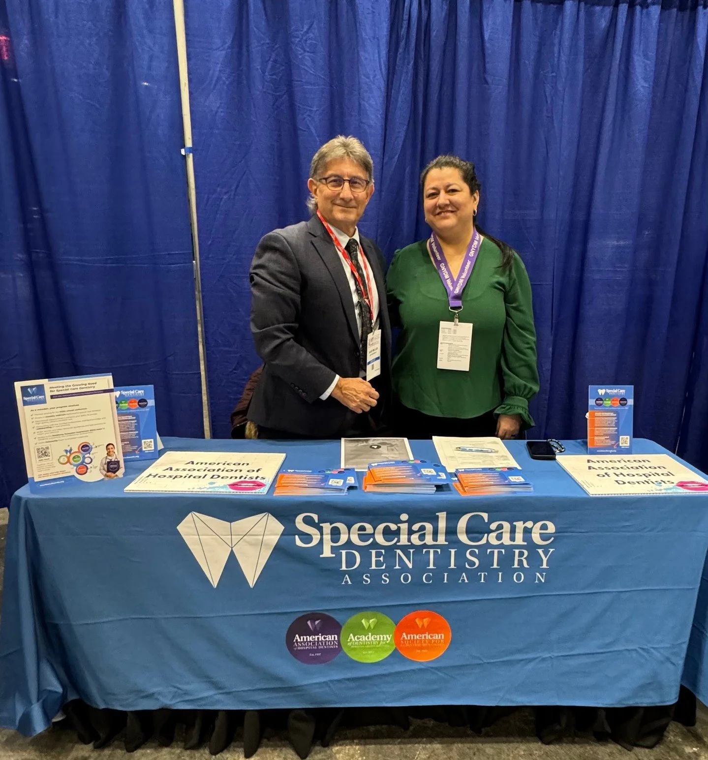 Proud to represent AAHD at the 2025 GNYDM Resident Fair!

Dr. David Miller (AAHD Board Member), Dr. David Kurtzman (AAHD President-Elect), and Dr. Martha Mutis (AAHD President) connected with residents, shared resources, and highlighted the importanc