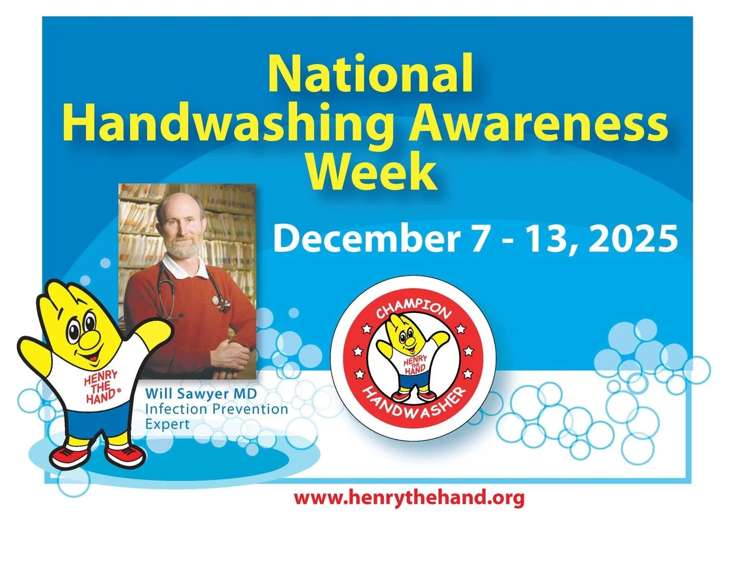 🧼✨ It&rsquo;s Henry the Hand Foundation&rsquo;s National Handwashing Awareness Week &mdash; a perfect time to remember that tiny moment at the sink can make a big difference. Washing your hands properly (wet, lather, scrub, rinse, dry) is one of the