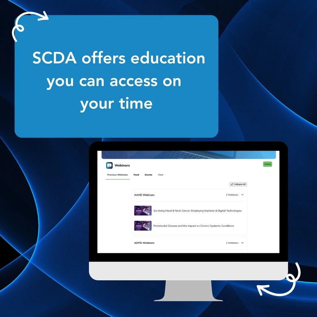 Busy schedule? You&rsquo;re not alone.

That&rsquo;s why SCDA offers education you can access on your time&mdash;focused on improving care for patients with complex needs.

✔️ Earn CE
✔️ Strengthen clinical skills
✔️ Learn from leaders in the field

