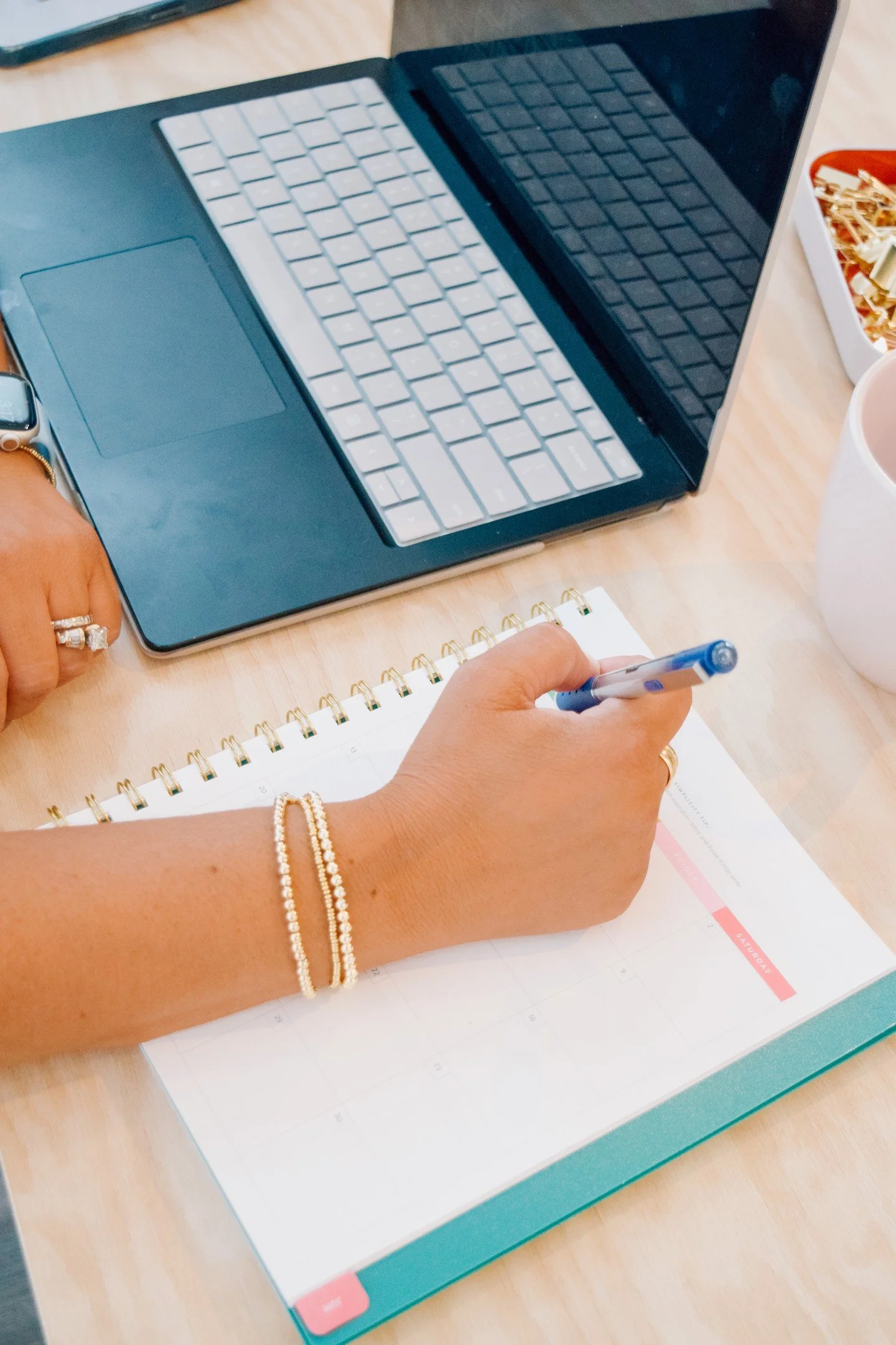 Morning vibes: calendars packed, notebooks open, and a whole lot of energy.  Being busy is a blessing when it means building big things with amazing clients. Let’s do this!