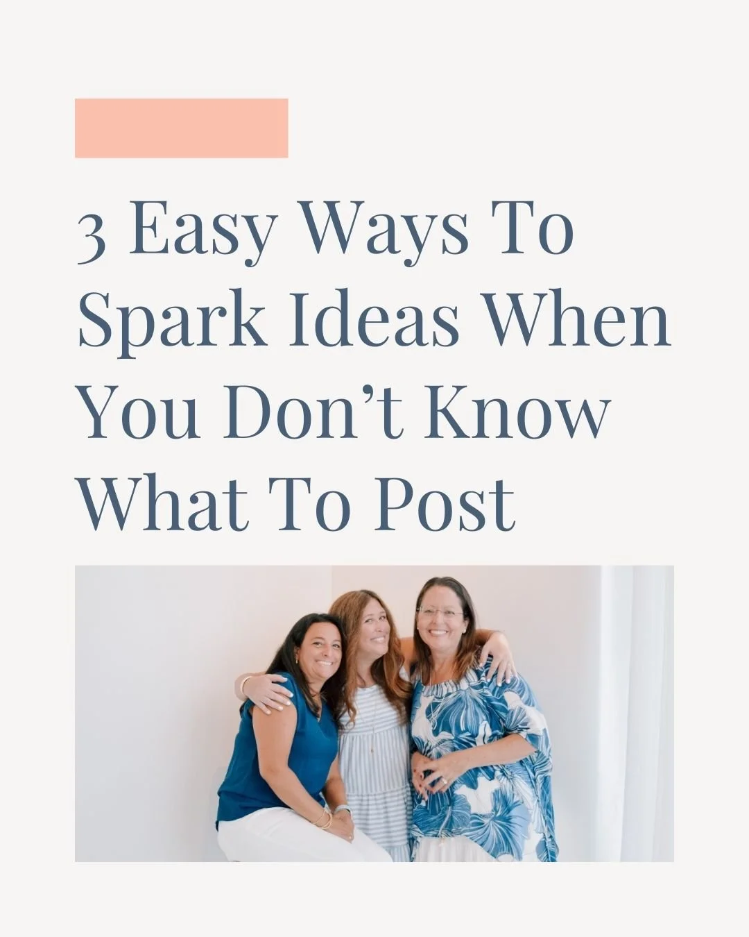 😩 Ever stare at your screen and think, “What on earth do I post today?” You’re not alone—we’ve all been there!
Swipe to see 3 easy ways to spark ideas when you’re stuck 👉
✨ Bonus: Keep a running notes folder fo