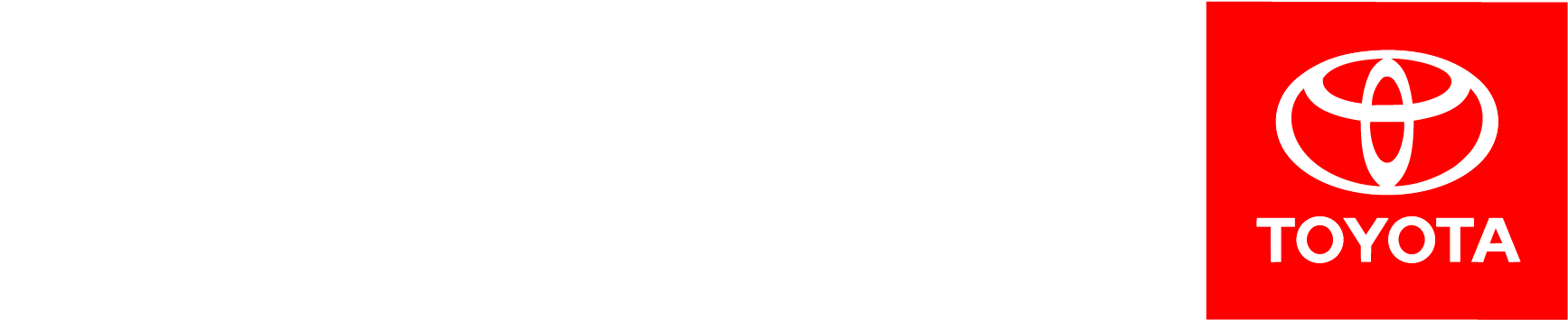 Furel Toyota logo with black and white text and a red background with white emblem and text.