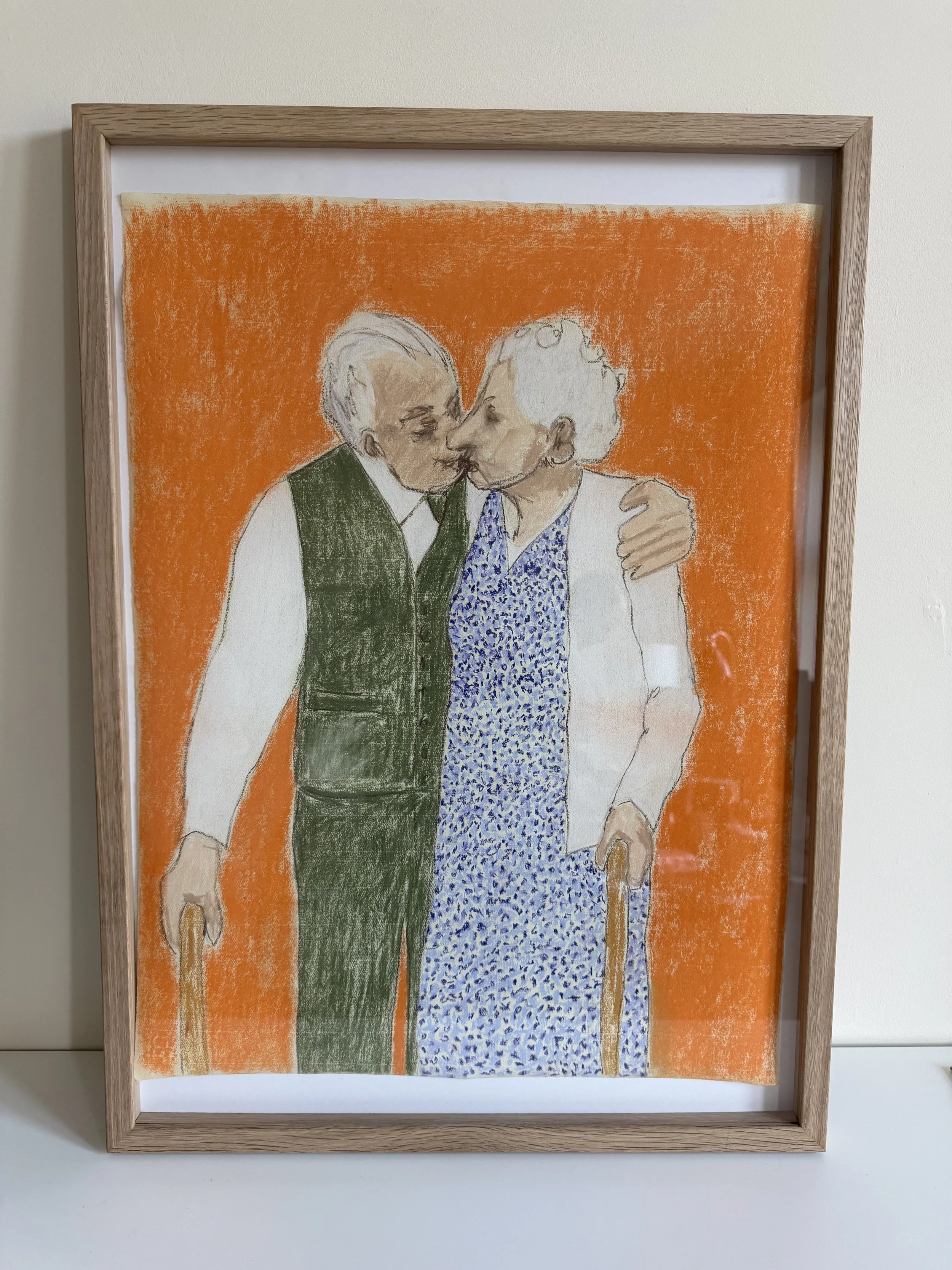 Kissing couple