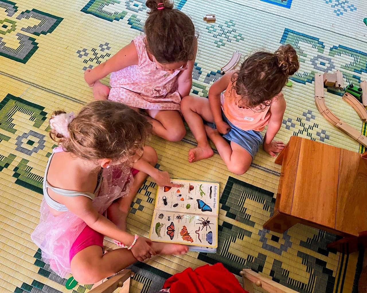 Afternoon relax time📚✨

In the afternoon, the children can choose what they would like to do - for example, reading, role-playing or even playing with wooden toys.

#kohphanganparents #circleofsunkindergarten #circleofsunphangan #kohphangankids #koh