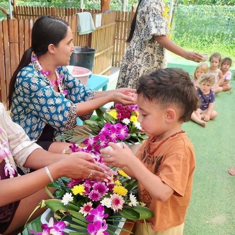 💦 Celebrating Songkran Festival 🔫

Today, the children learned about a beautiful Thai tradition ( Songkran Festival. ) They began by taking part in the respectful practice of gently pouring water to show gratitude to elders, learning the importance
