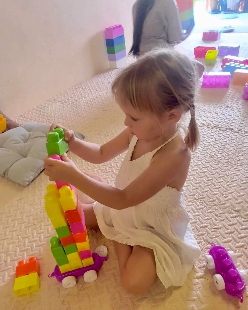 🧩 Creative Building Time 🩷

Today, the children enjoyed open-ended play with colourful building blocks, creating their own unique structures and designs. With focus and imagination, they explored stacking, balancing, and connecting pieces in differ