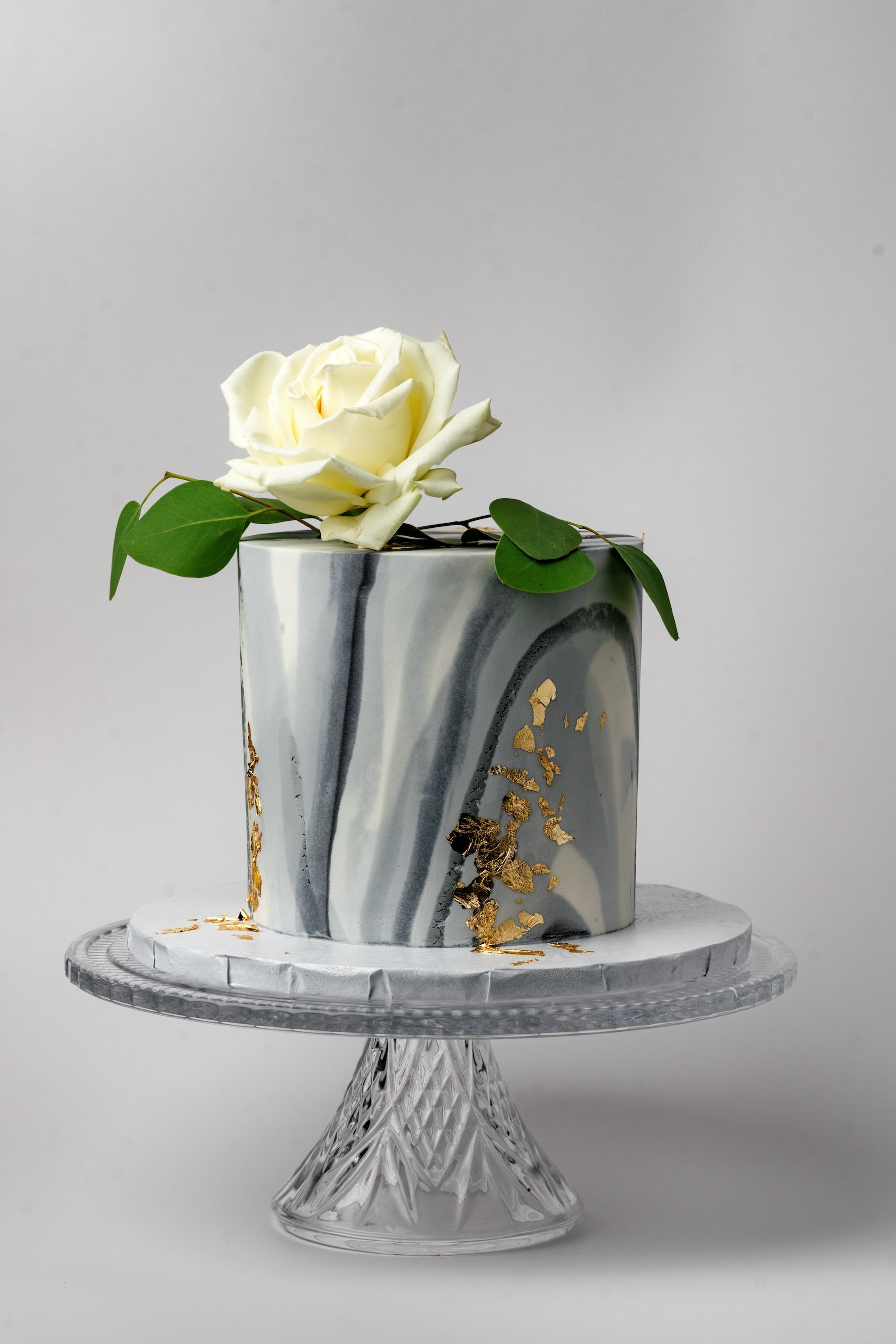 ECBG Cake Studio Custom Chicago Bakery Cakes Marble Bloom 1.jpg