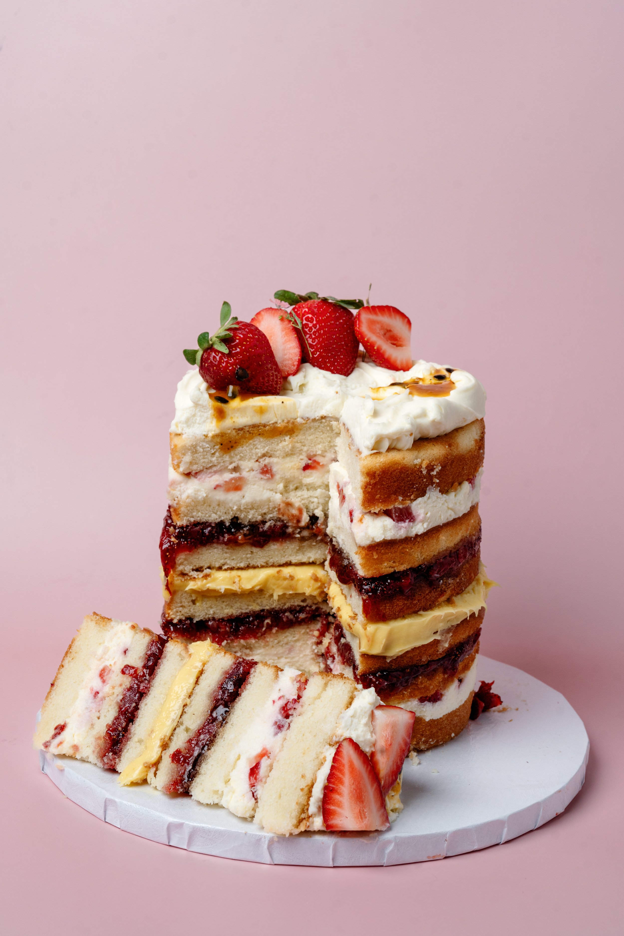 ECBG Cake Studio Custom Chicago Bakery Cakes Passionate for Strawberries 4.jpg
