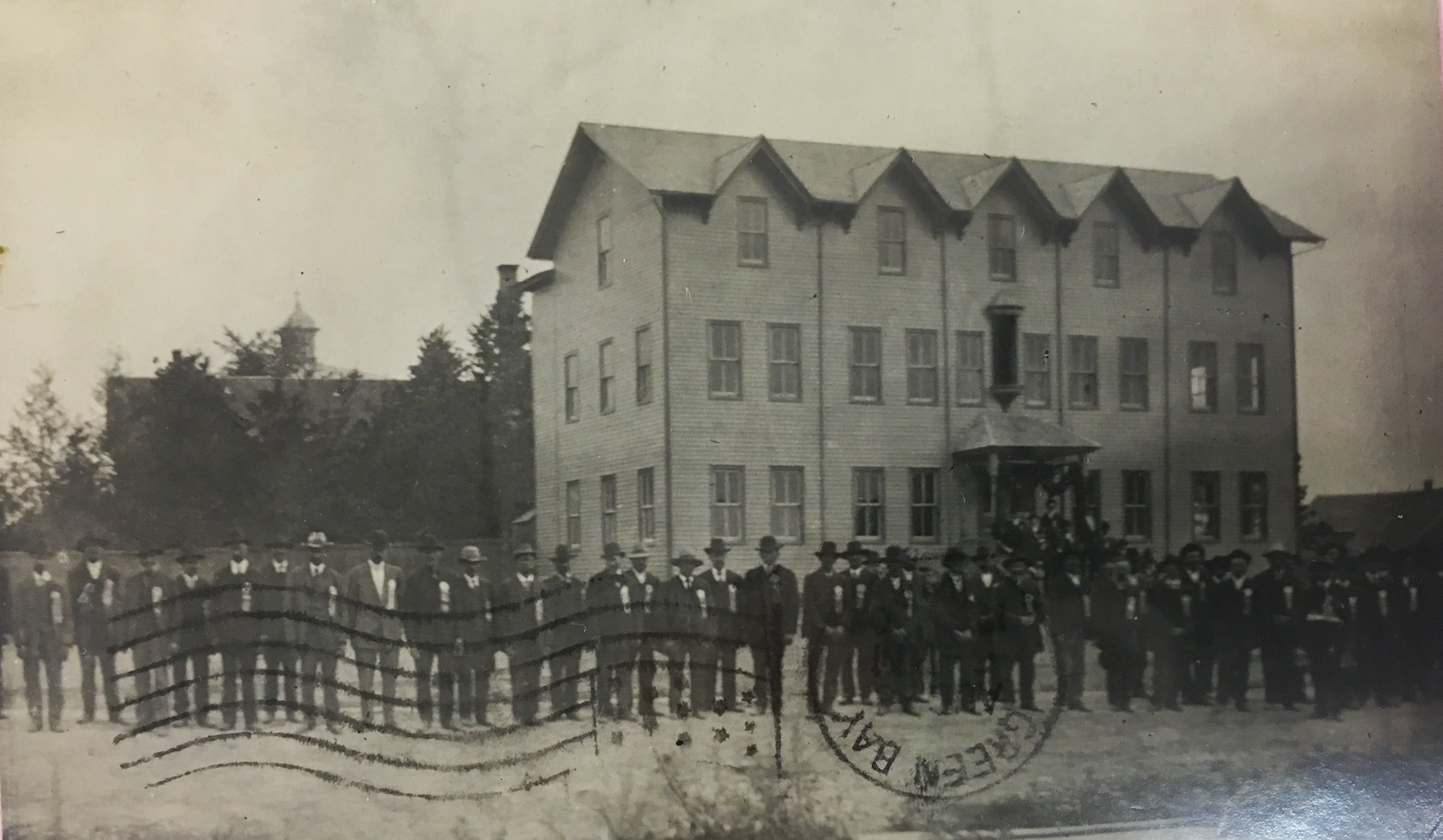 c1909 St Boniventure College and students.JPG