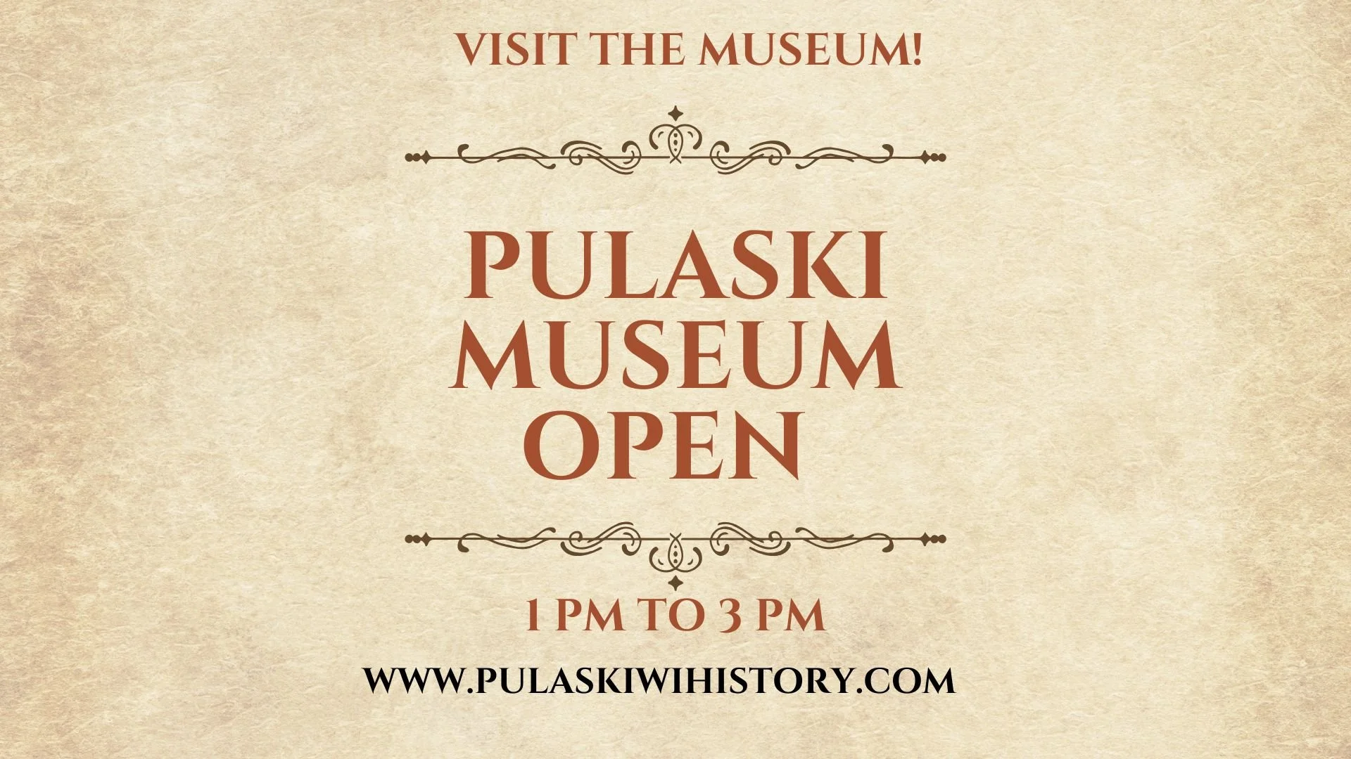Pulaski Museum OPEN HOURS