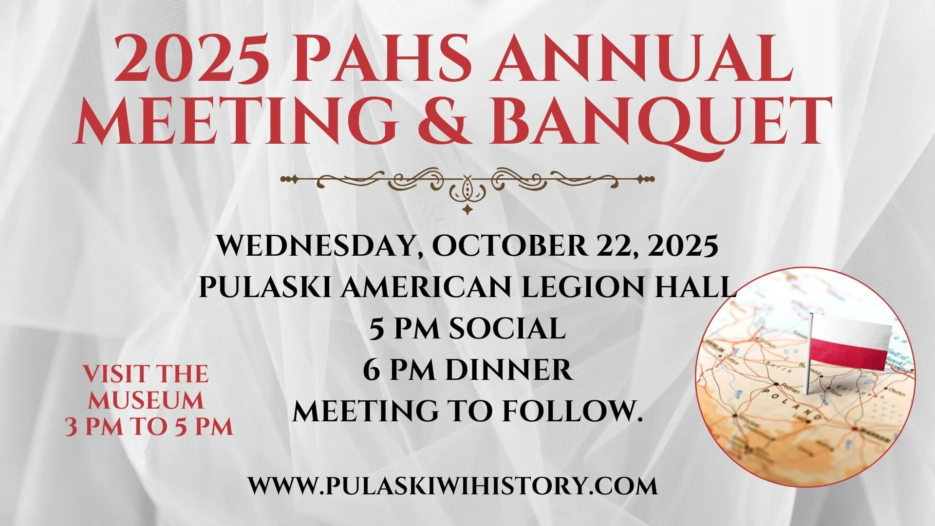 PAHS Annual Banquet & Meeting