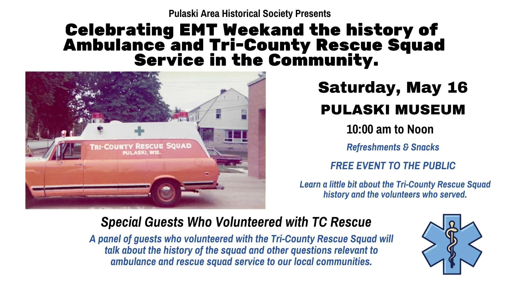 History of the Ambulance and Tri-County Rescue