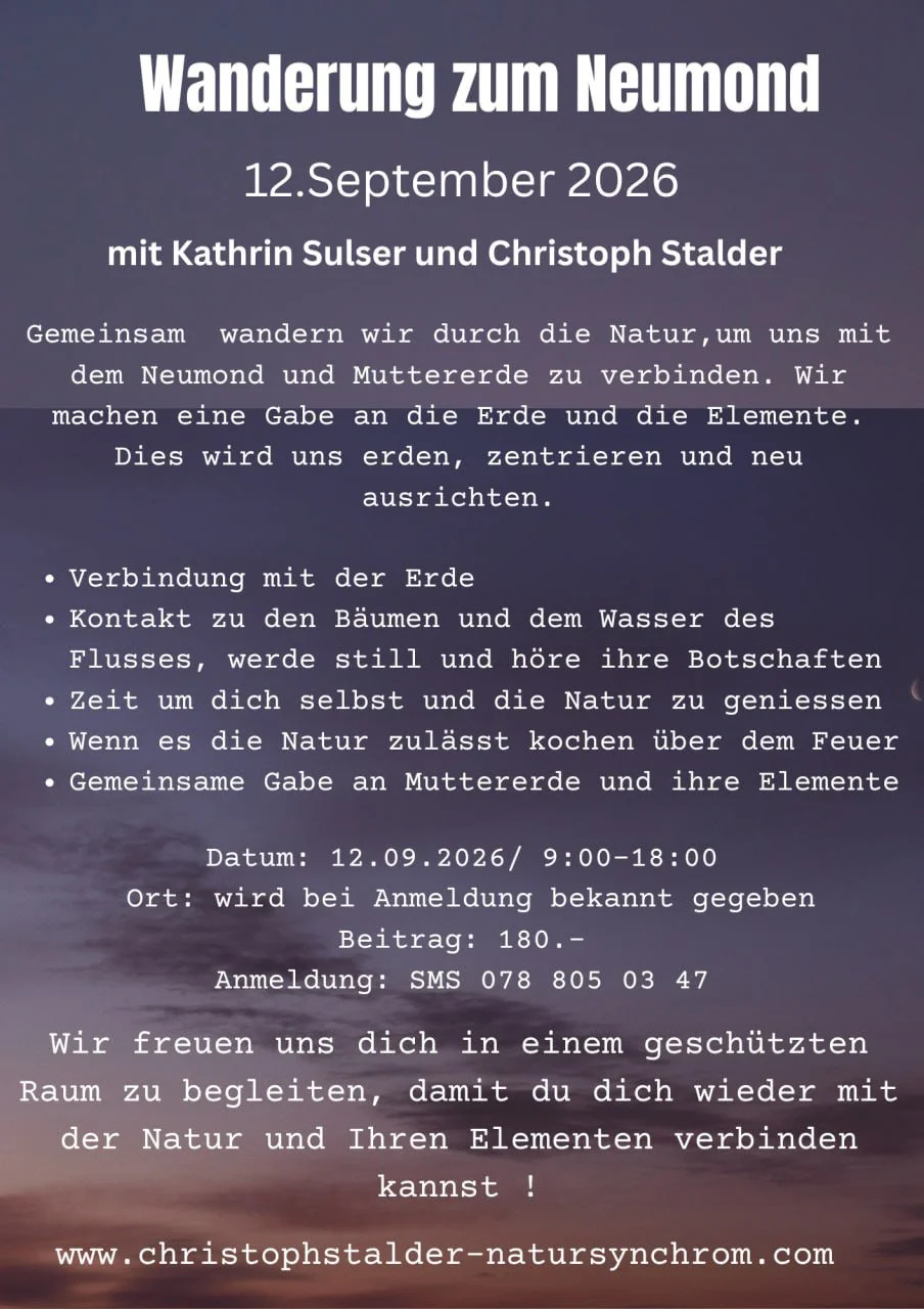 Wanderung zum Neumond