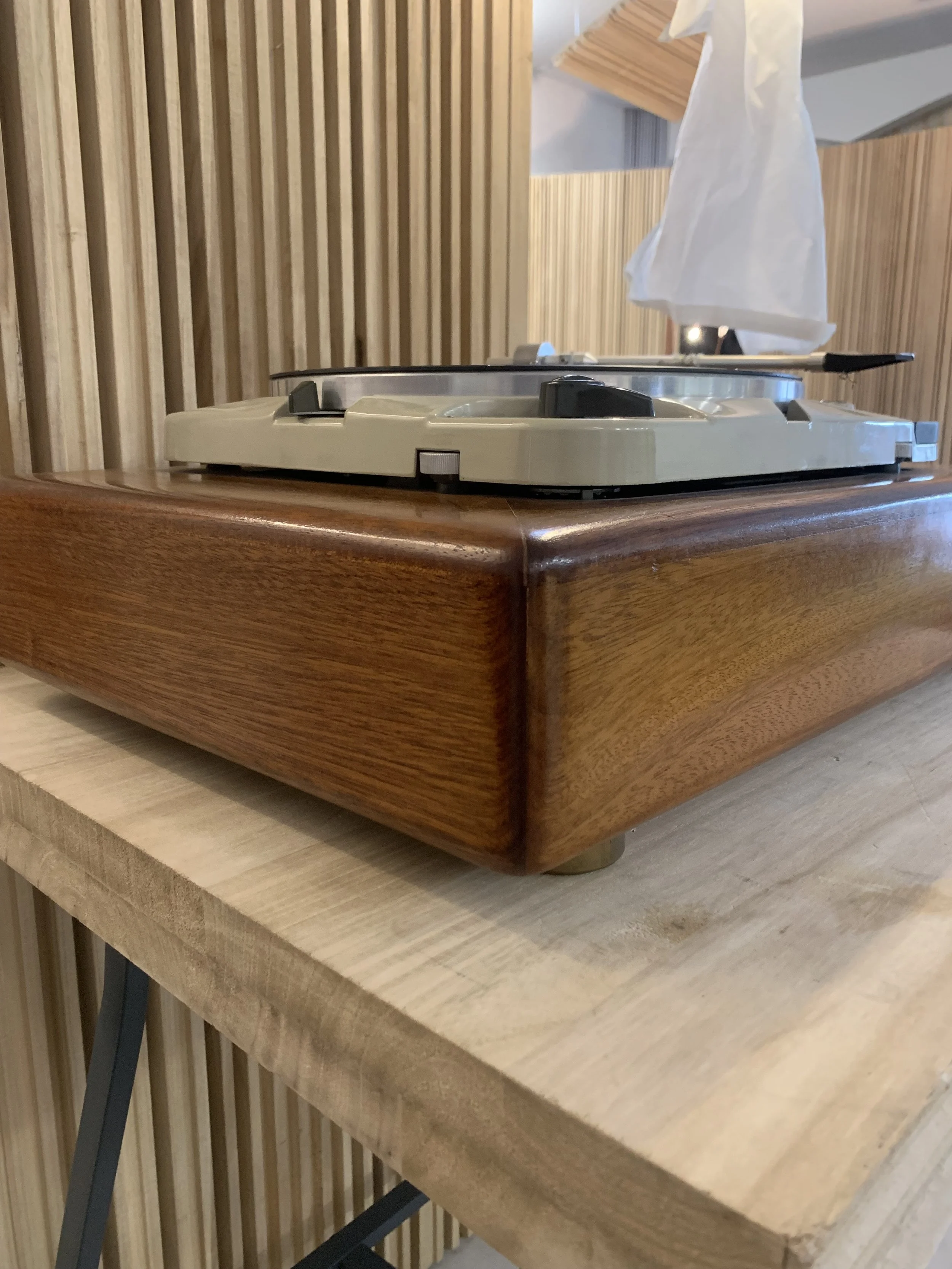 Thorens TD 124 Tone Arm Board per Ortofon 16'' A. Bokrand