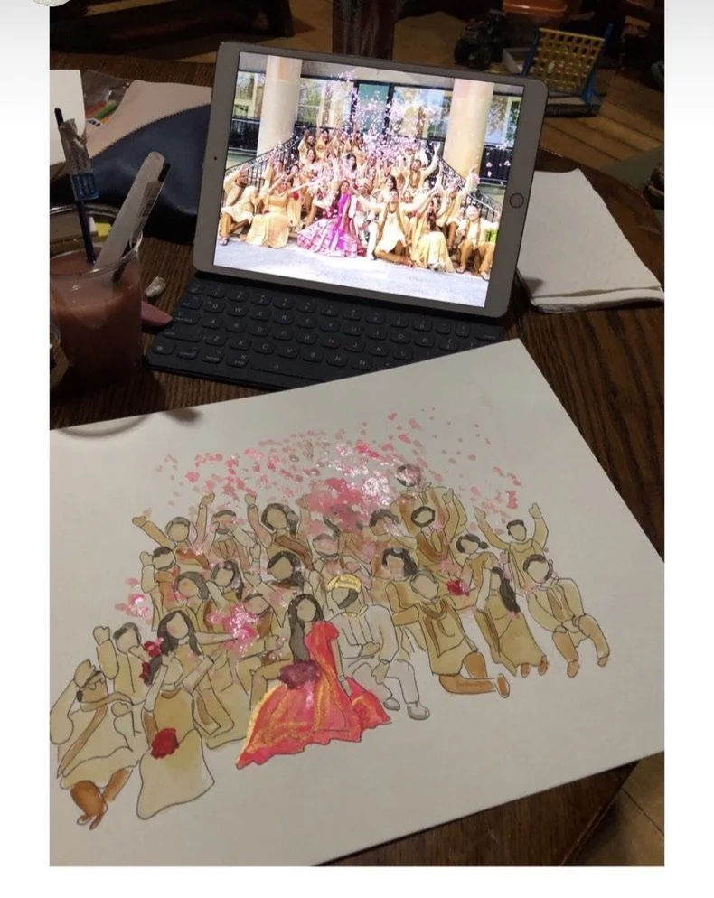 Live Wedding & Event Guest Portraits — Chicago, IL