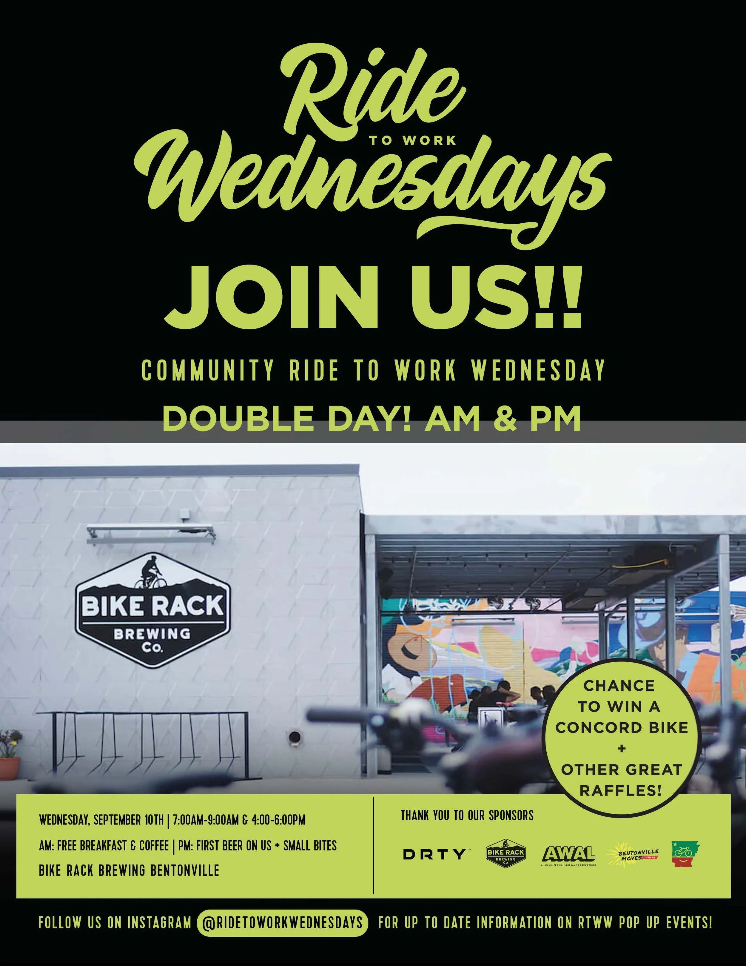 Ride to Work Wednesday- Double Day!