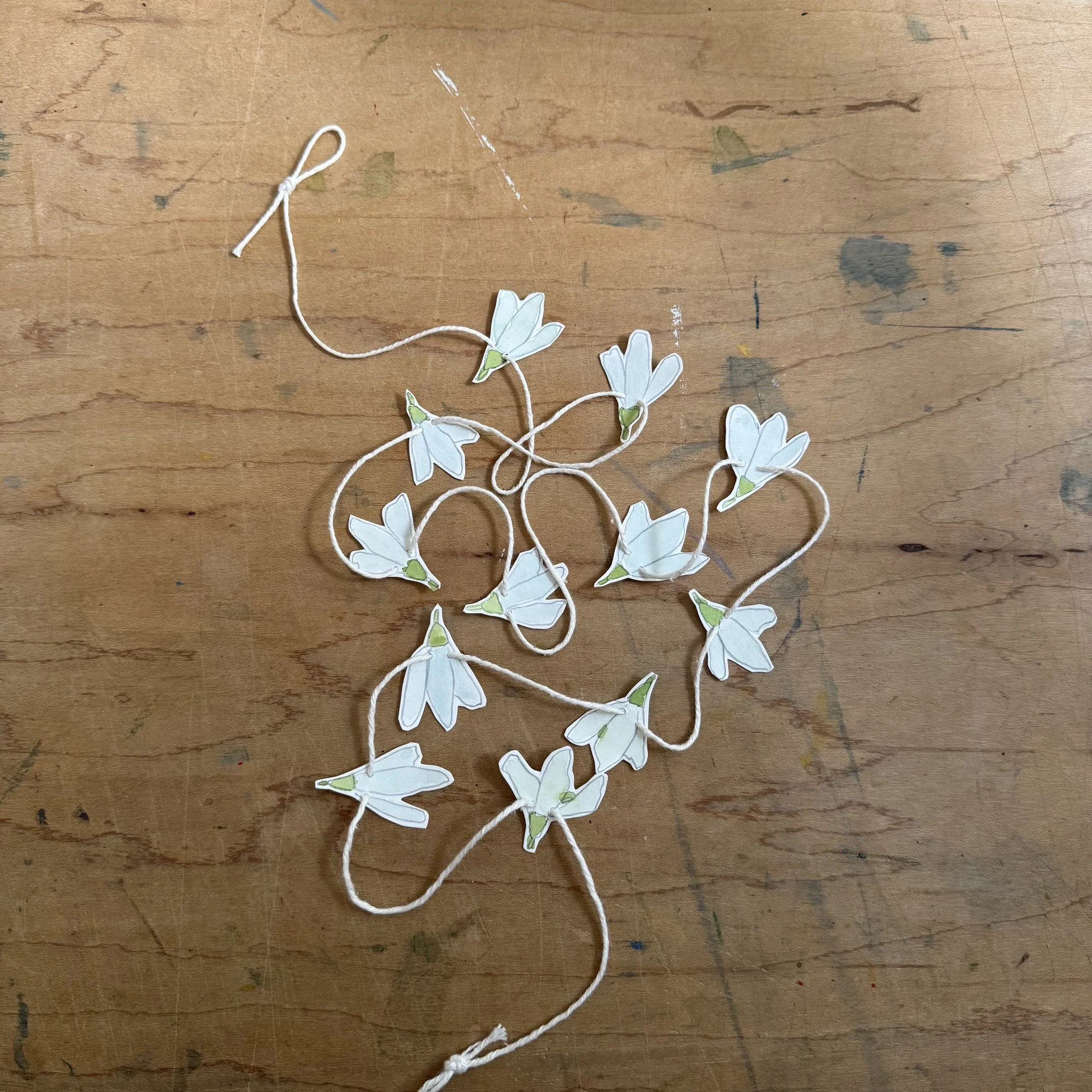Snowdrop Garland