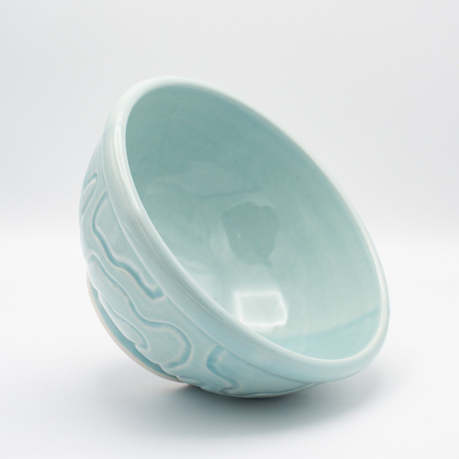 Blue Fruit Bowl