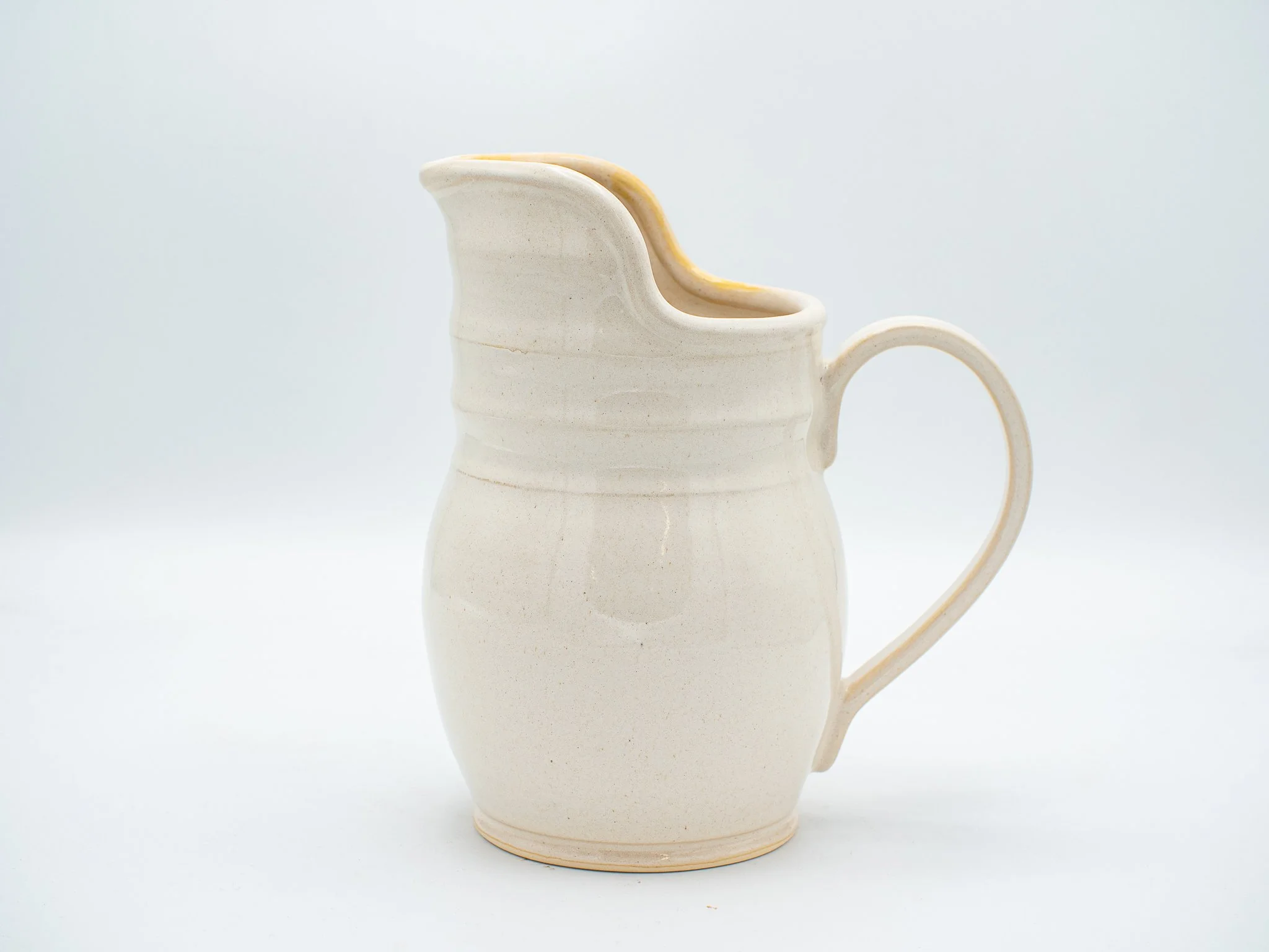Pitcher in Cream White