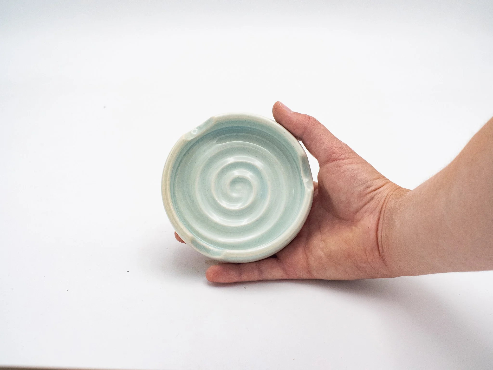 Ash Tray in Pale Blue