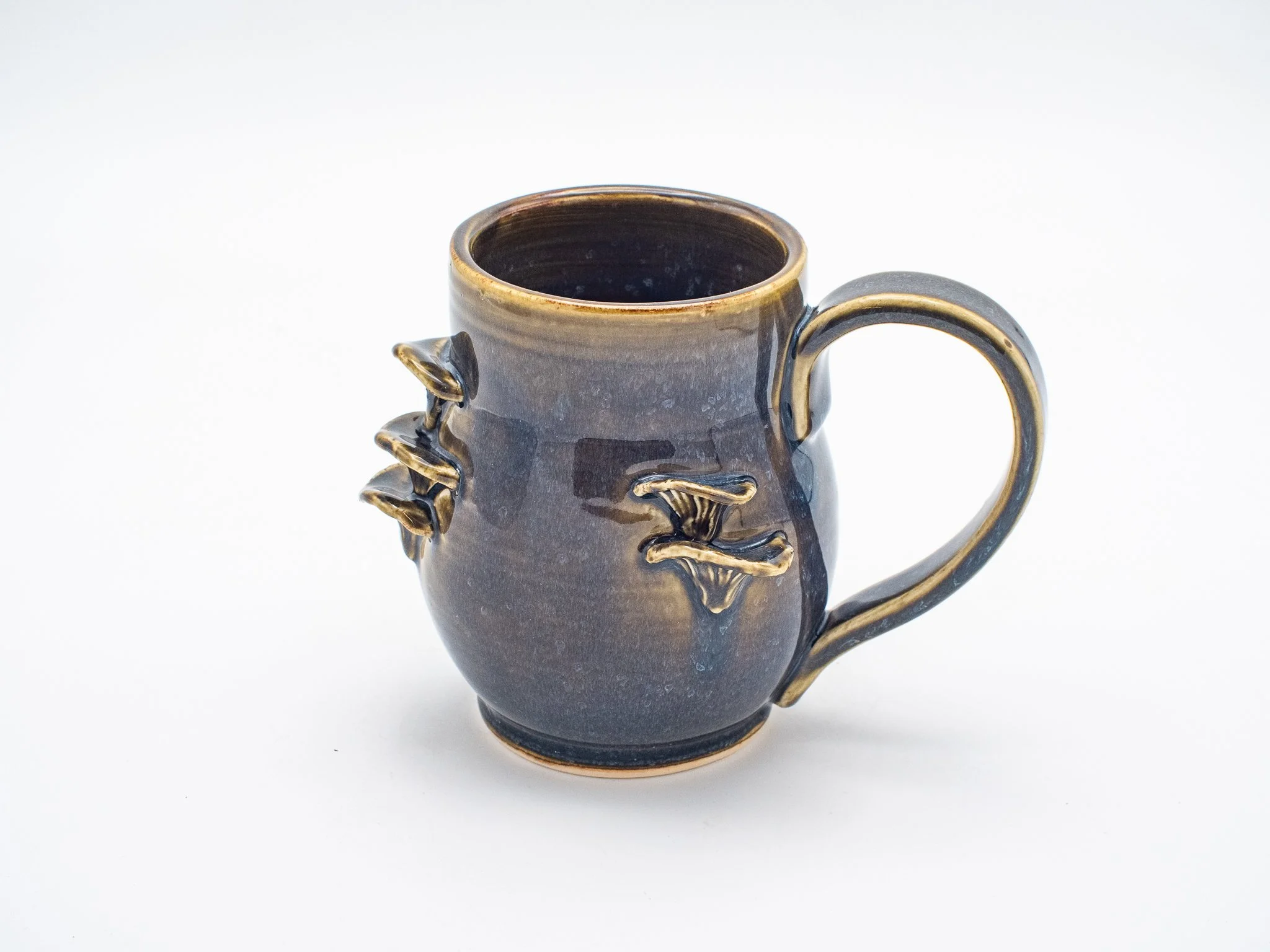 Giant Oyster Mushroom Mug in Lake Green