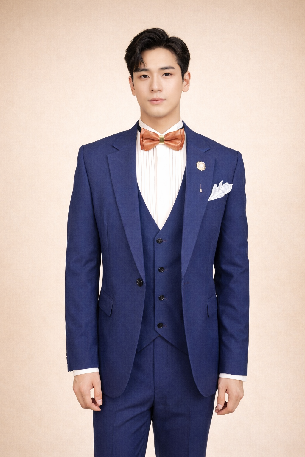 ROYAL AZURE THREE PIECE SUIT