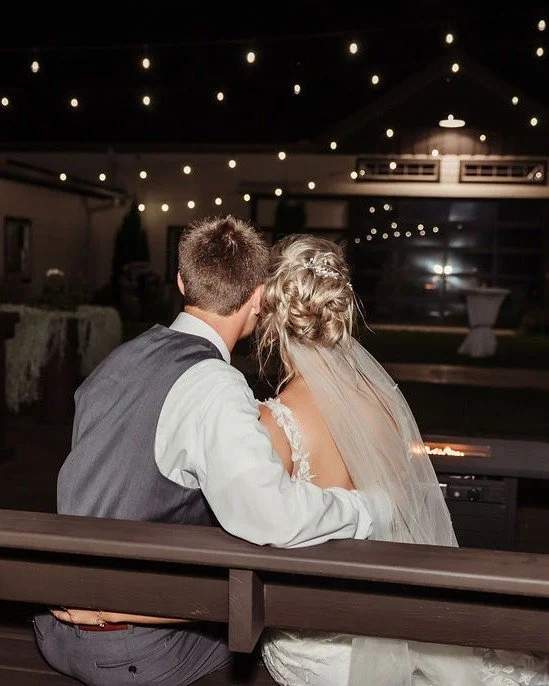 Hello Southwest Michigan brides 🤍

👉 Think: golden hour, lights glowing, soft, emotional &mdash; not activity

There&rsquo;s a shift that happens here in the evening &mdash; the lights come on, everything softens, and it all starts to feel a little